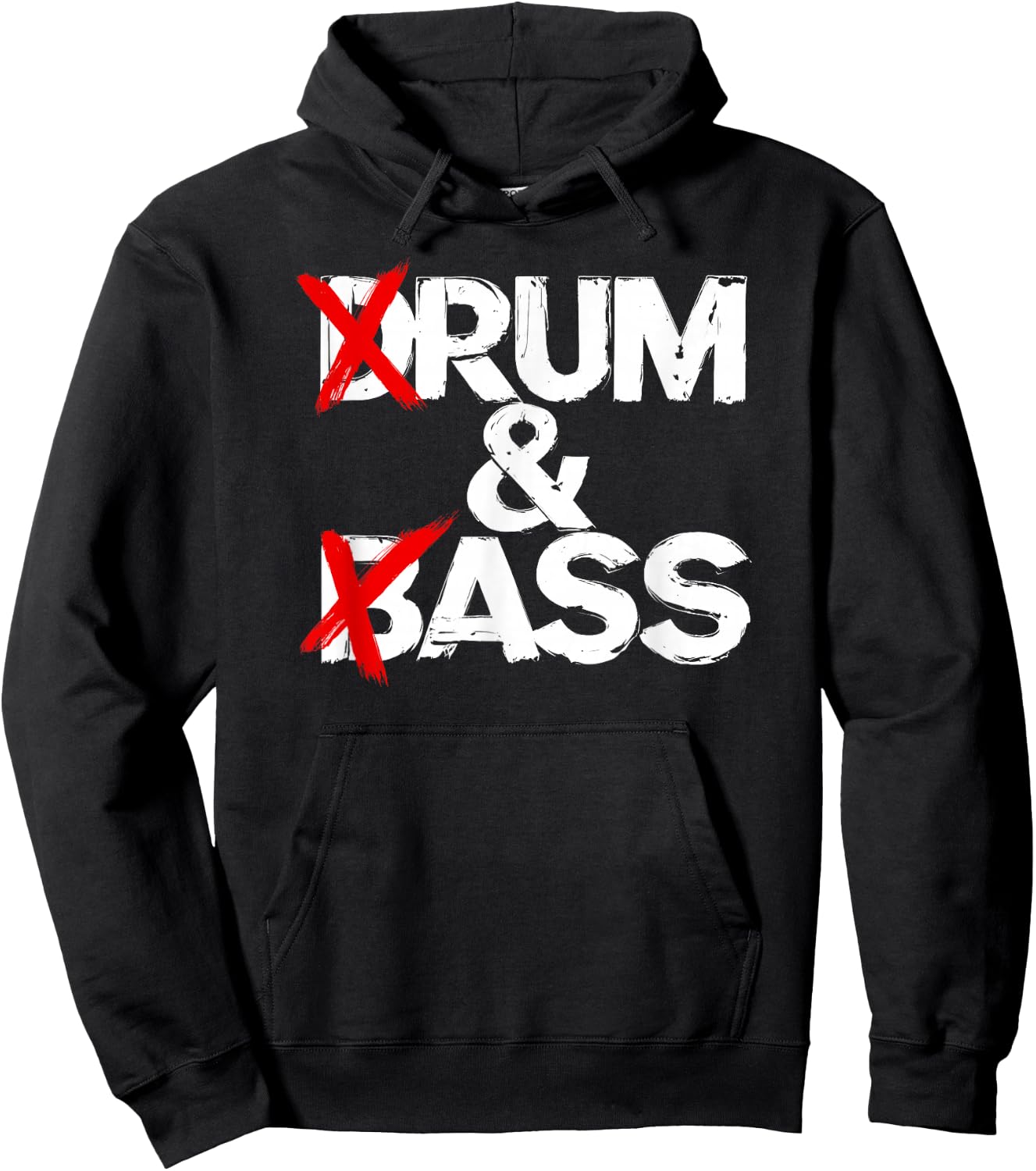 Drum And Bass Rum & Ass Hoodie - Hoodie | Black
