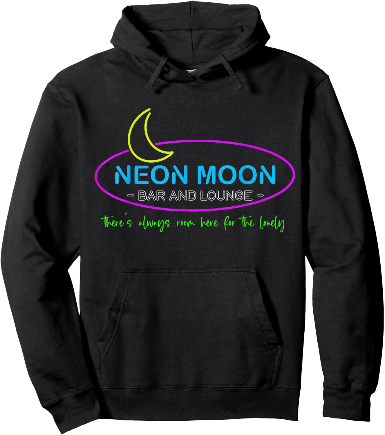 Neon Moon 90s Country Hoodie - Hoodie | Black