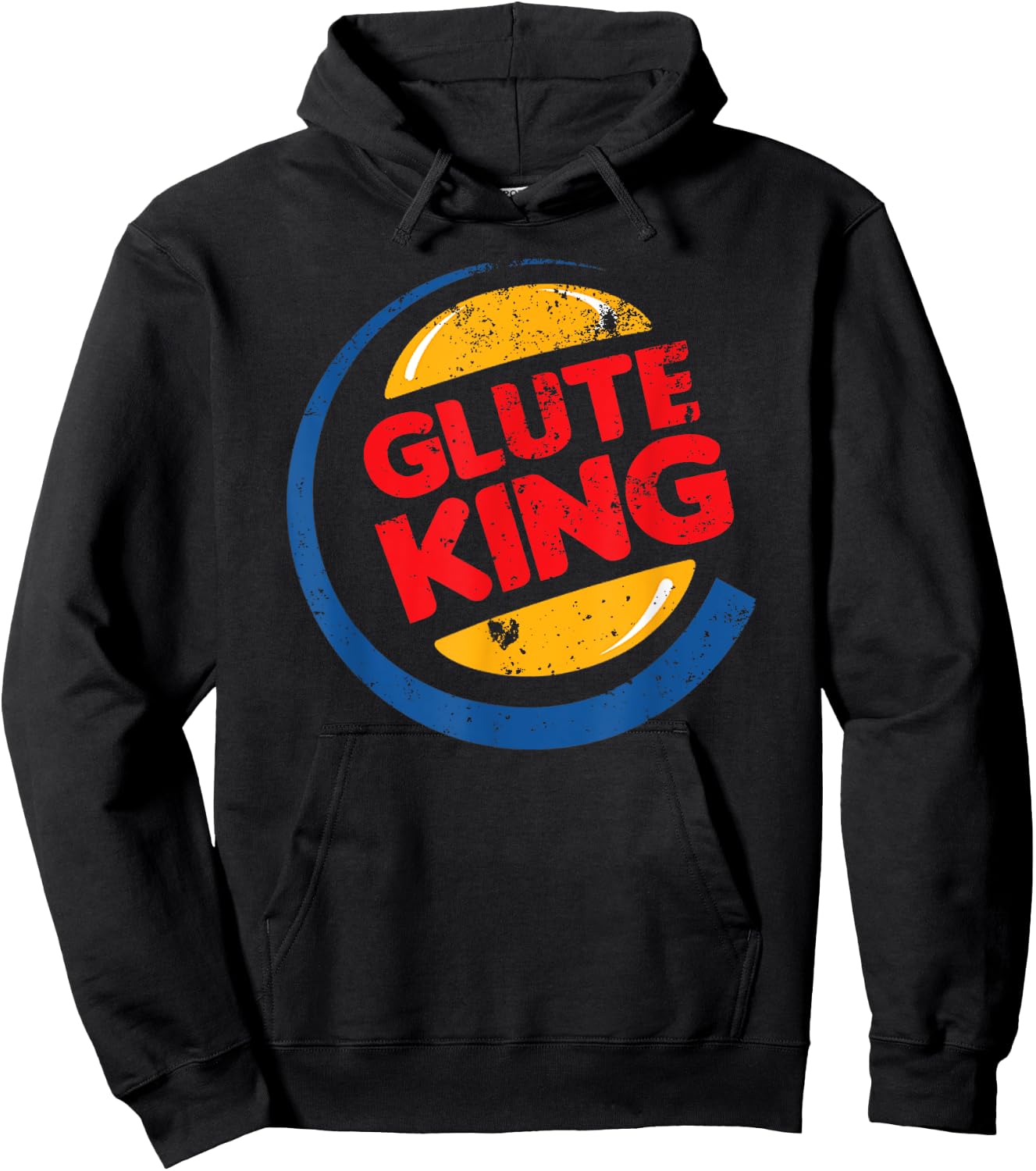 Glute King Funny Cheat Day Ass Meat Day Hoodie - Hoodie | Black