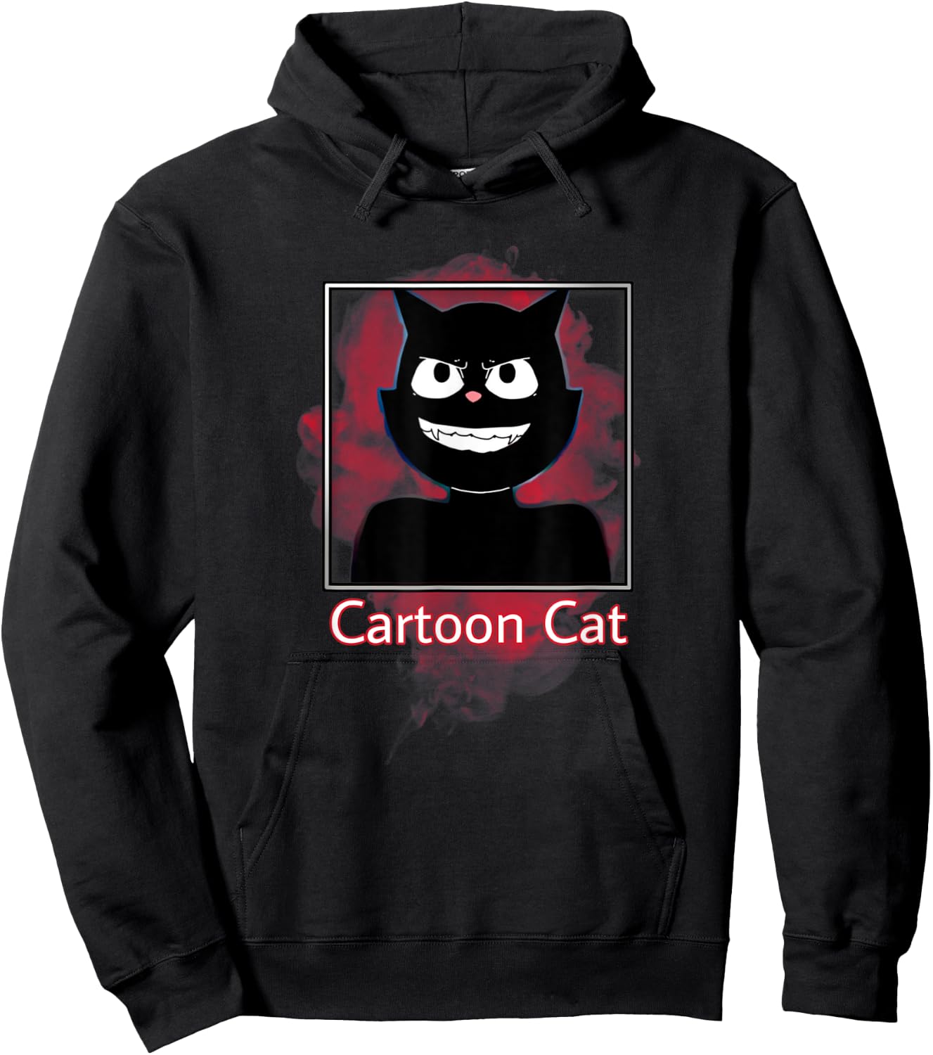 We all love to escape from Cartoon Cat, Are You Afraid Hoodie - Hoodie | Black