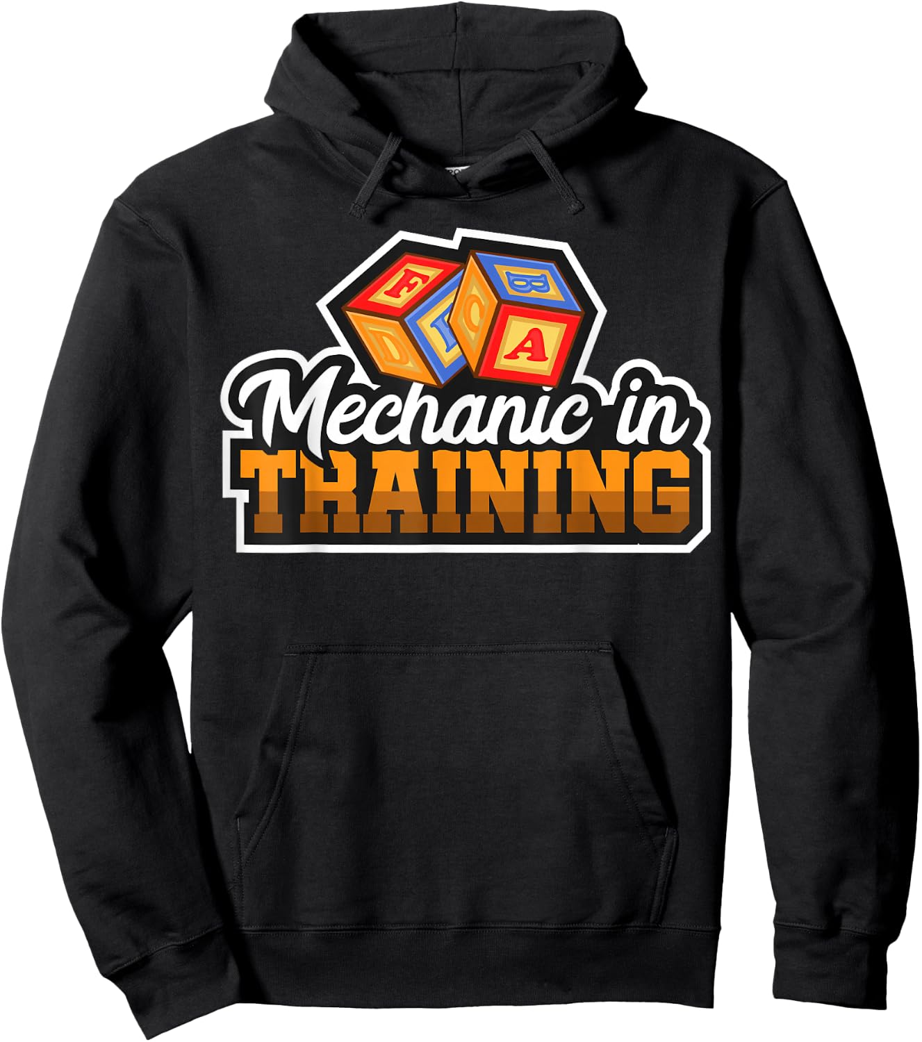 Diesel Aircraft Car Mechanic In Training For Baby Hoodie - Hoodie | Black