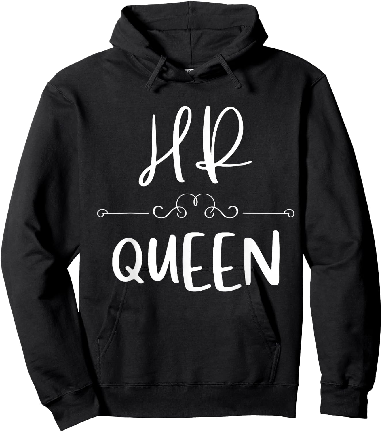HR Queen Human Resources Funny Work In HR Hoodie - Hoodie | Black
