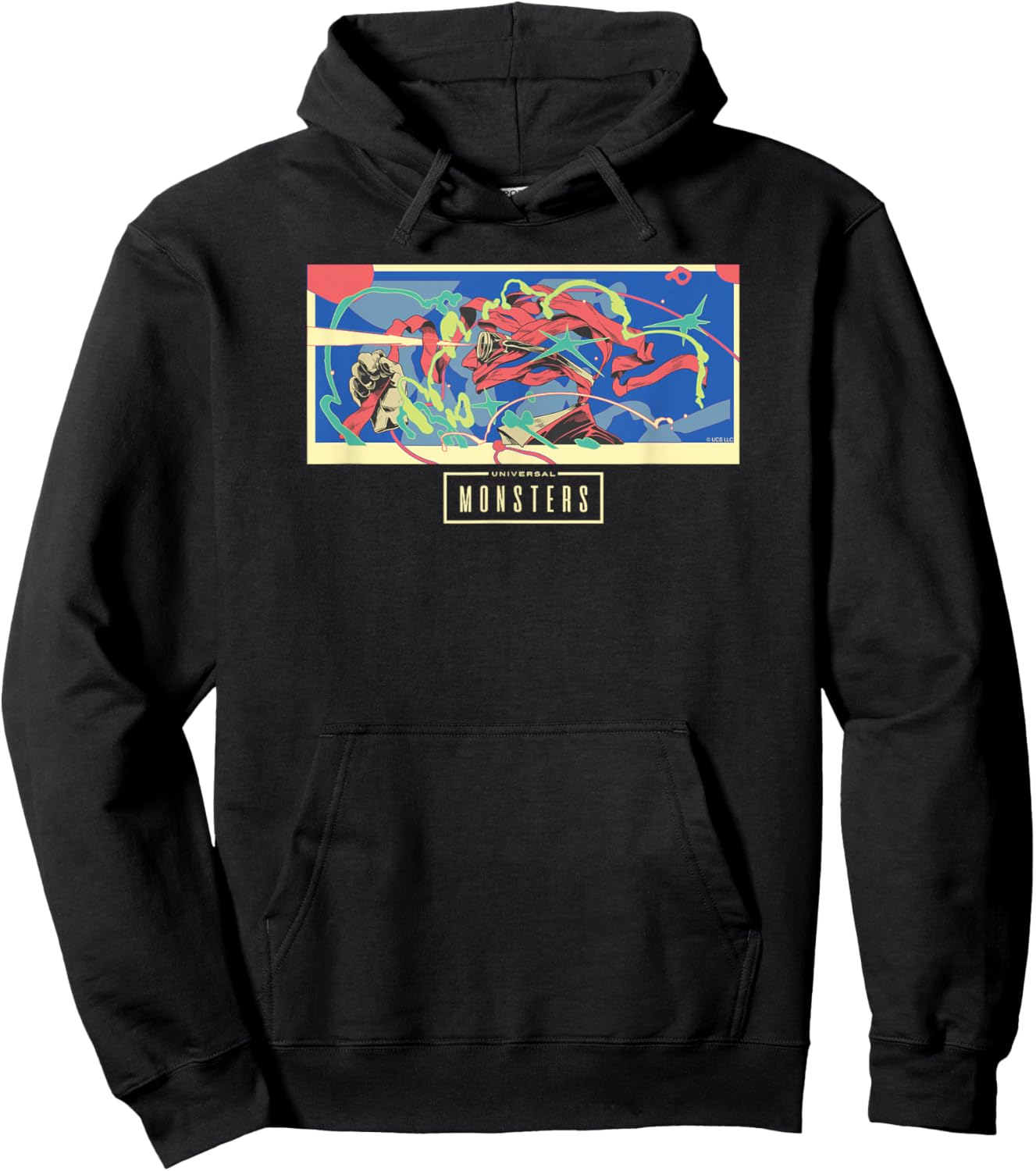 Universal Monsters The Invisible Man Fragmented Hoodie - Hoodie | Black