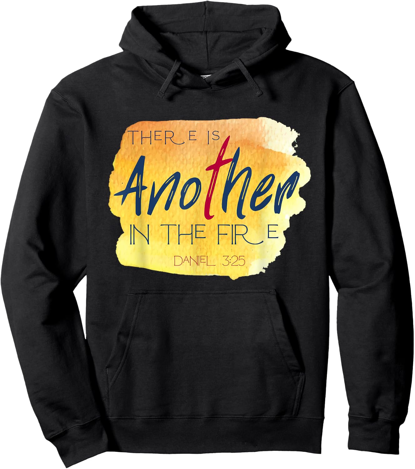 There is Another in the Fire Religious Scripture Hoodie - Hoodie | Black