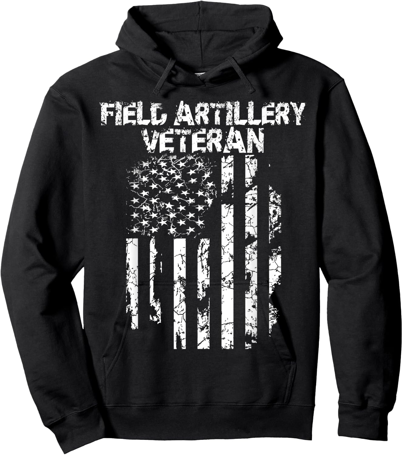 Field Artillery Veteran Hoodie - Hoodie | Black