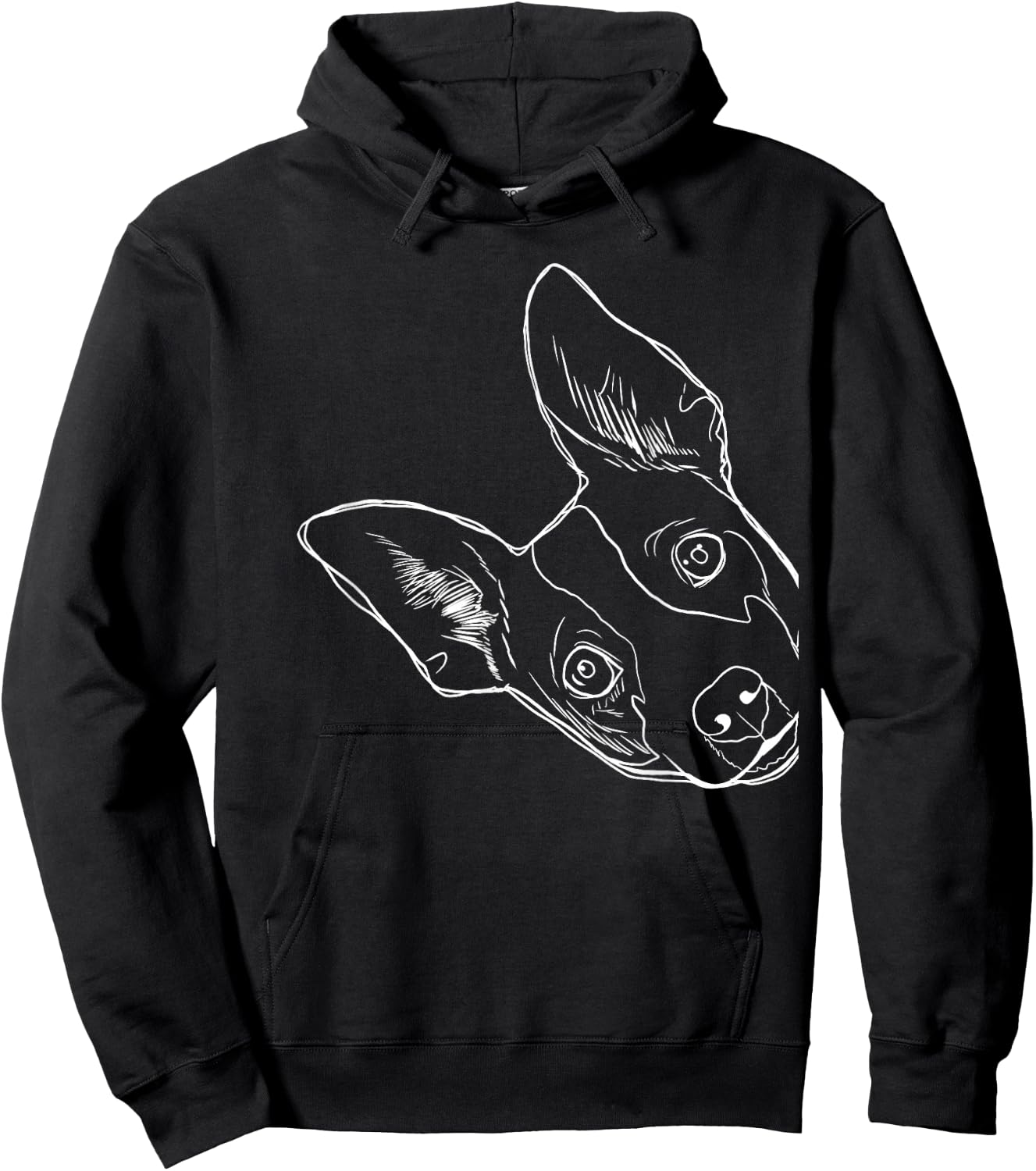 Funny Dog Rat Terrier Hoodie - Hoodie | Black