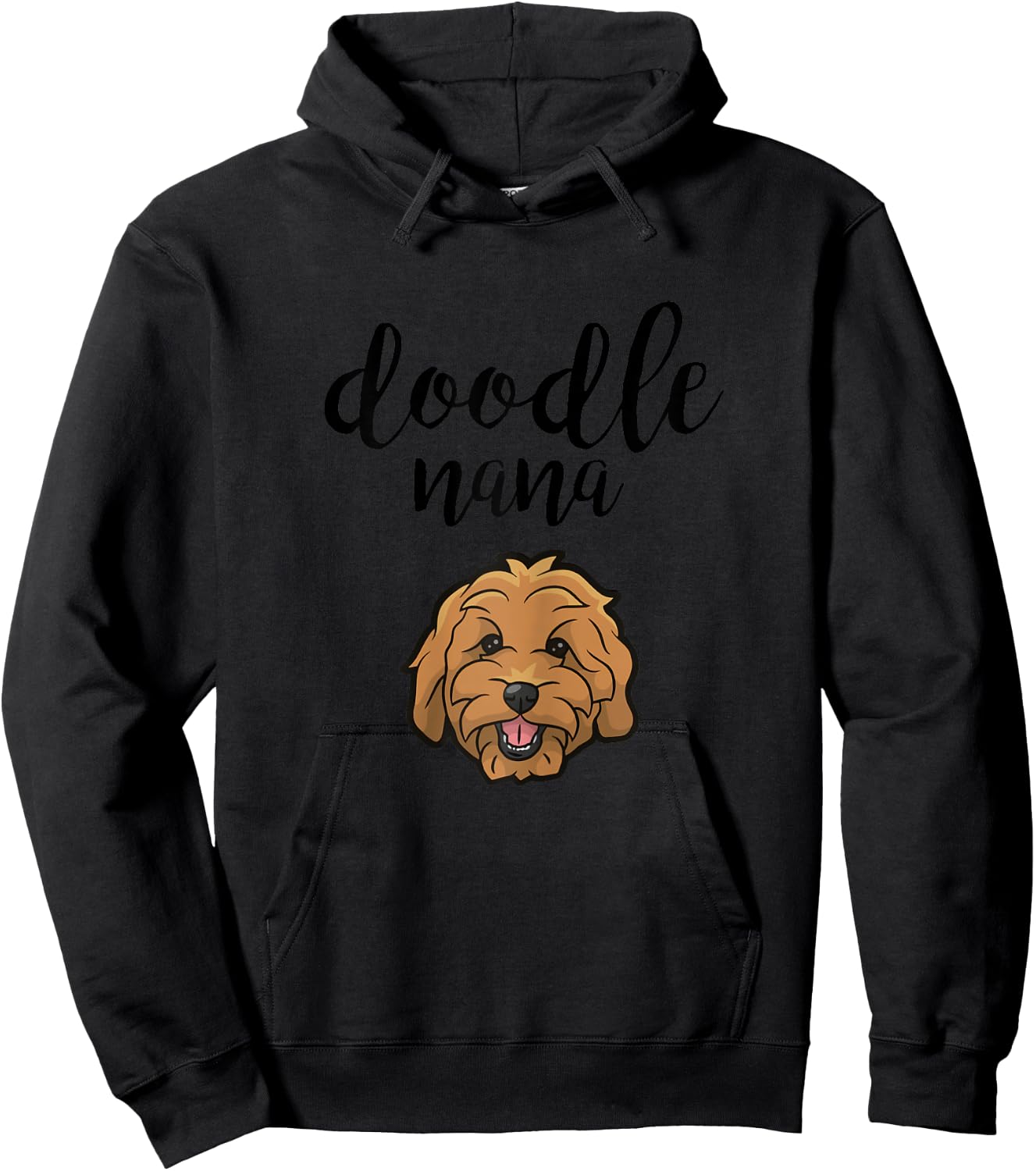 Goldendoodle Nana - Doodle Grandma Cute Dog Hoodie - Hoodie | Black