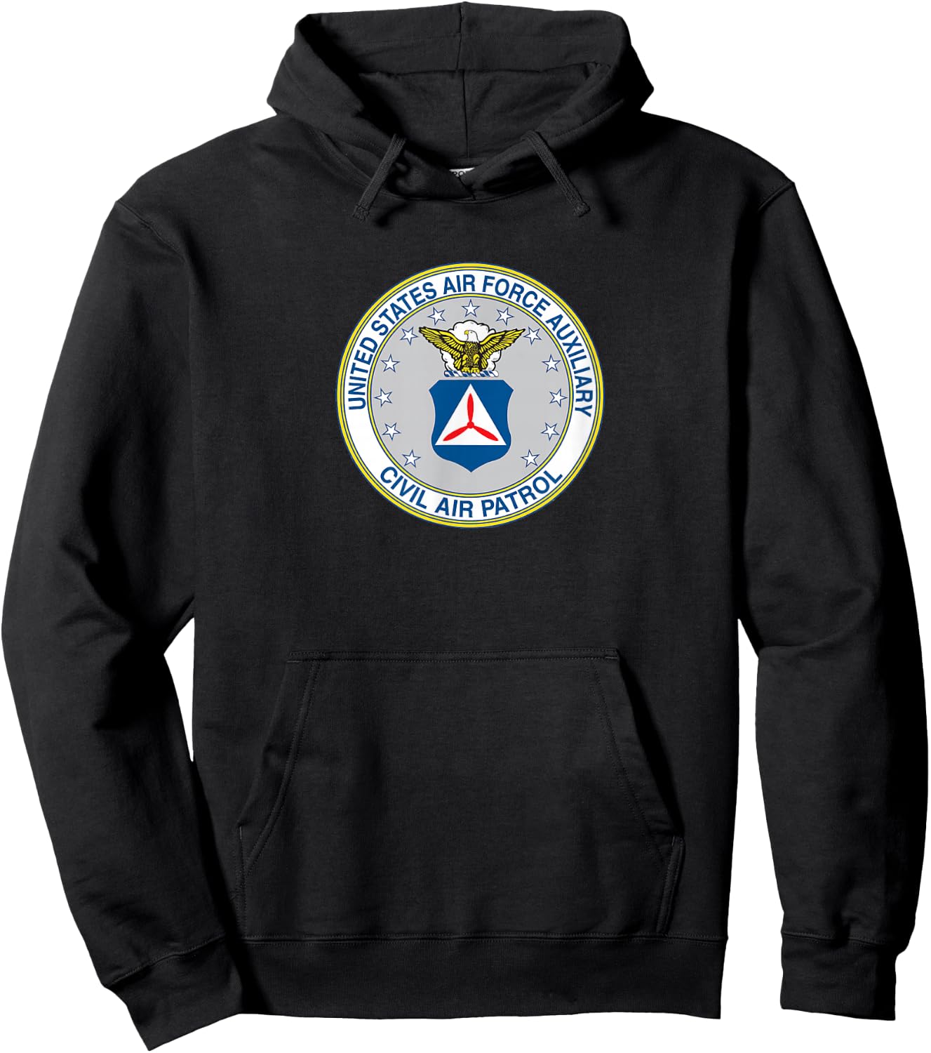 Best Civil Air Patrol Gifts Circle Air Force Auxiliary USAF Hoodie - Hoodie | Black