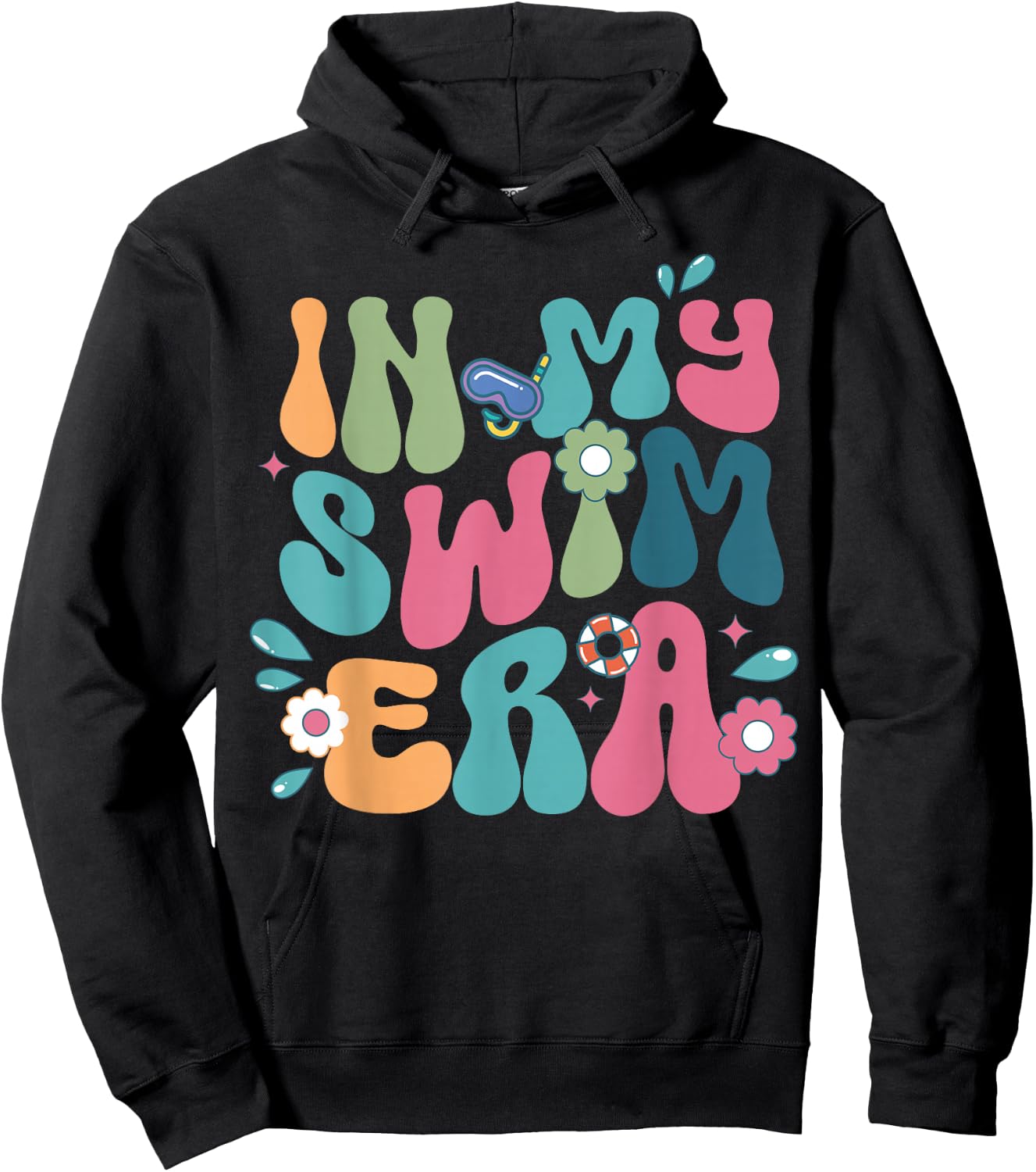 In My Swim Era Hoodie - Hoodie | Black