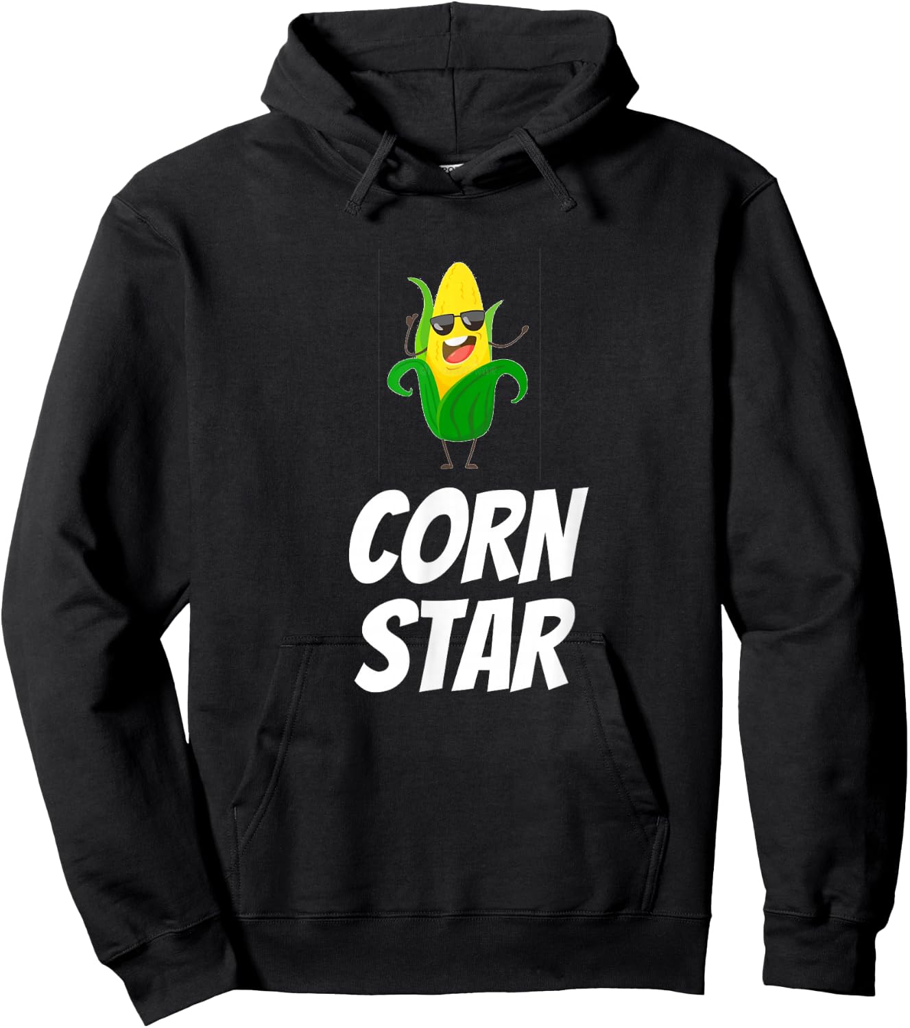 Corn Star Funny Corn Farmer Cool Corn Cob Corn Star Hoodie - Hoodie | Black