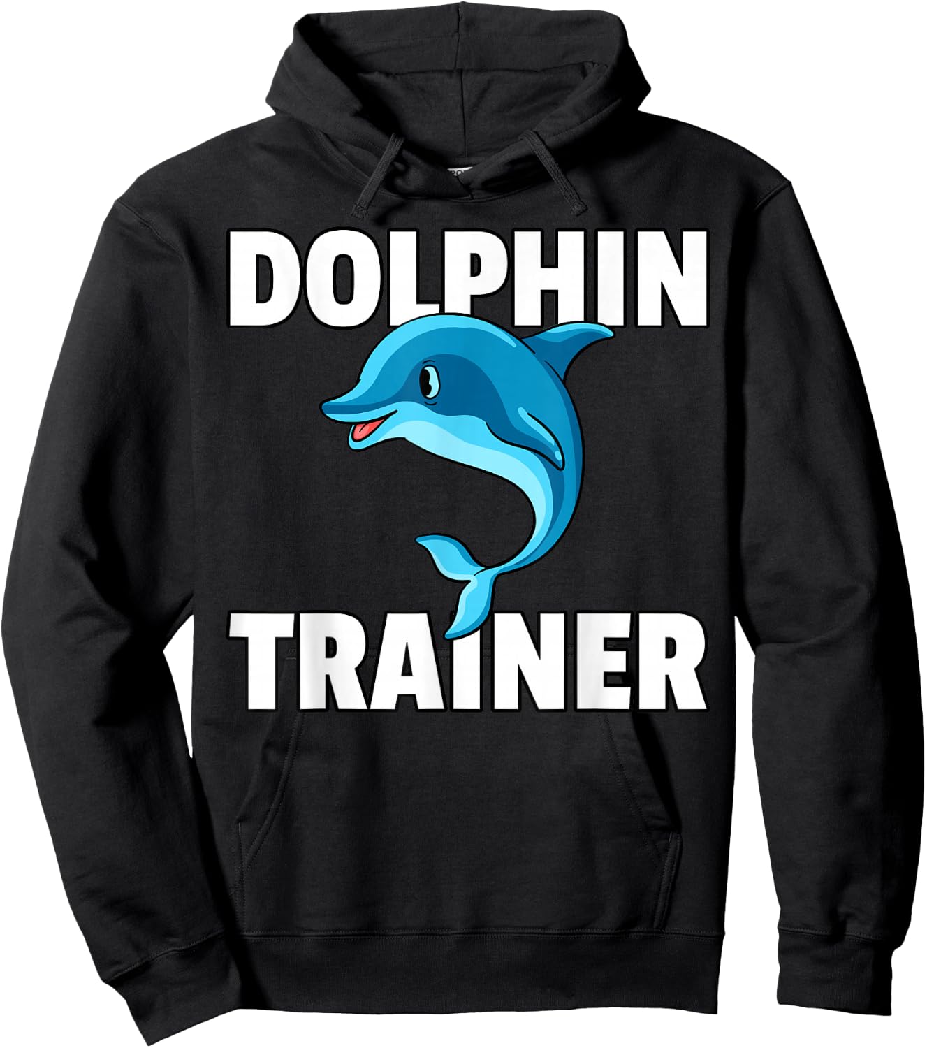 Dolphin Trainer Gift Dolphin Girls Hoodie - Hoodie | Black