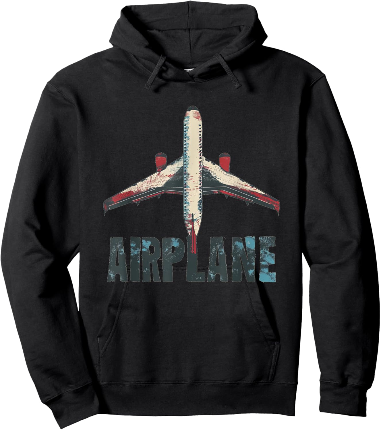 Pretty Airplane Costume for Boys and Girls Hoodie - Hoodie | Black