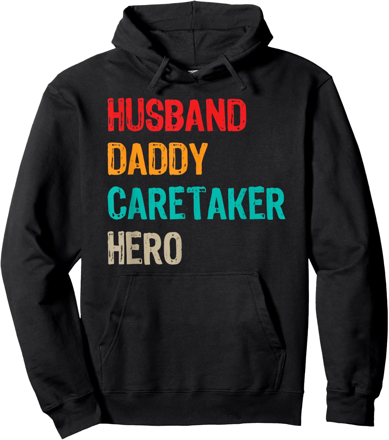 Husband Daddy Caretaker Caregiver Caregiving Nursing Nurse Hoodie - Hoodie | Black