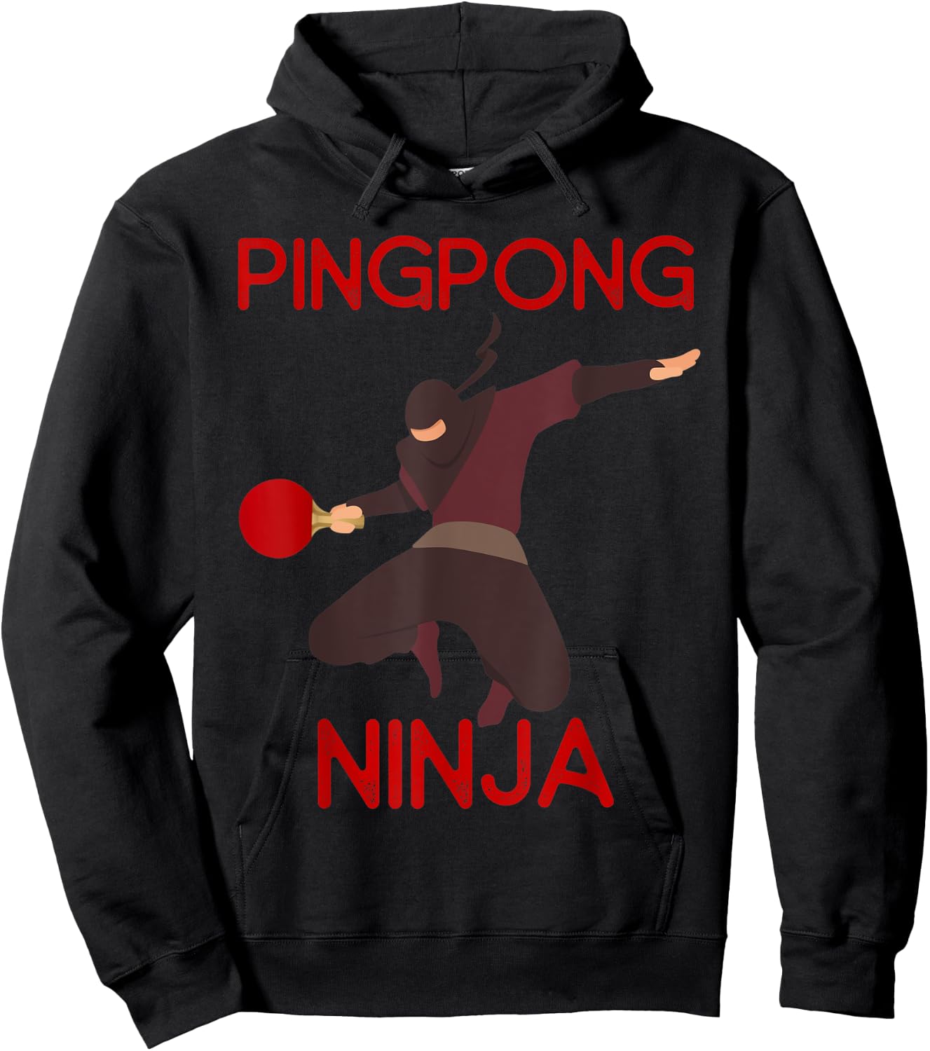 Ping Pong Ninja Funny table tennis Boys Gift Hoodie - Hoodie | Black