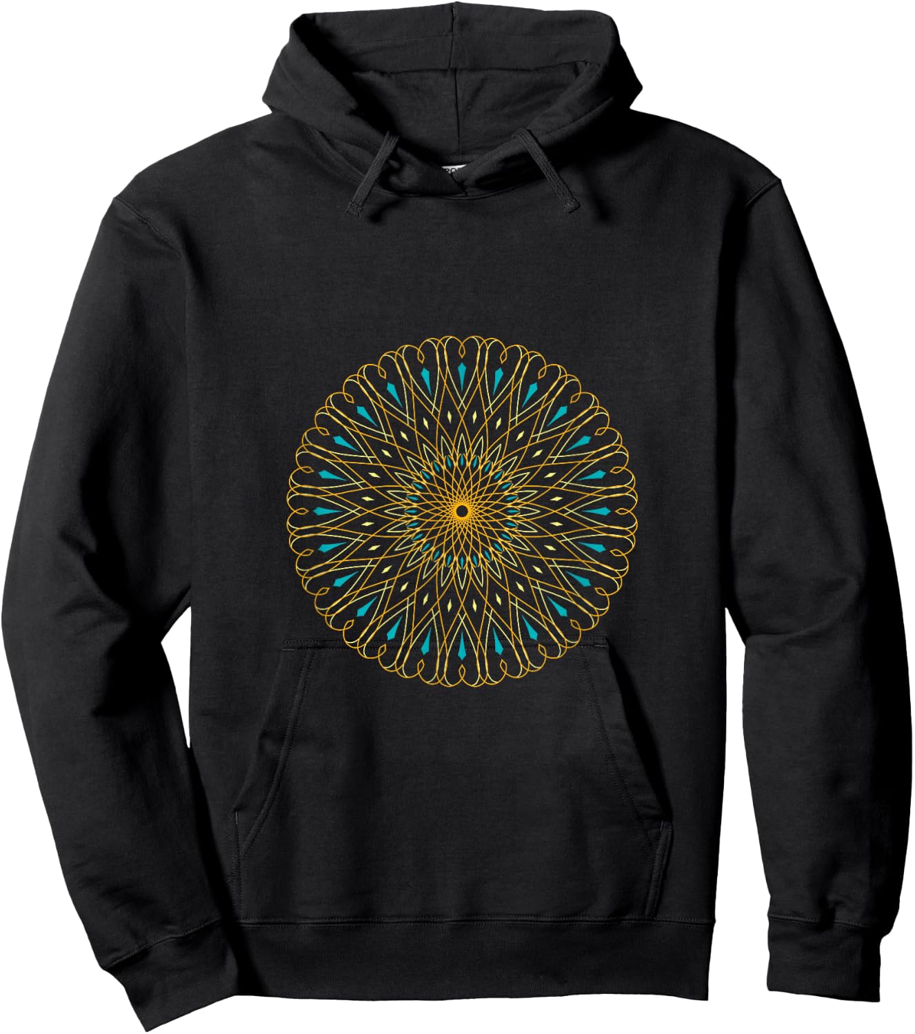 Sacred Geometry Mandala Hoodie - Hoodie | Black