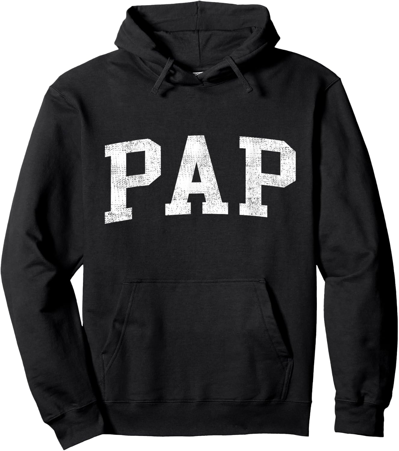 Pap Classic Bold Font Pap Birthday Gift Hoodie - Hoodie | Black