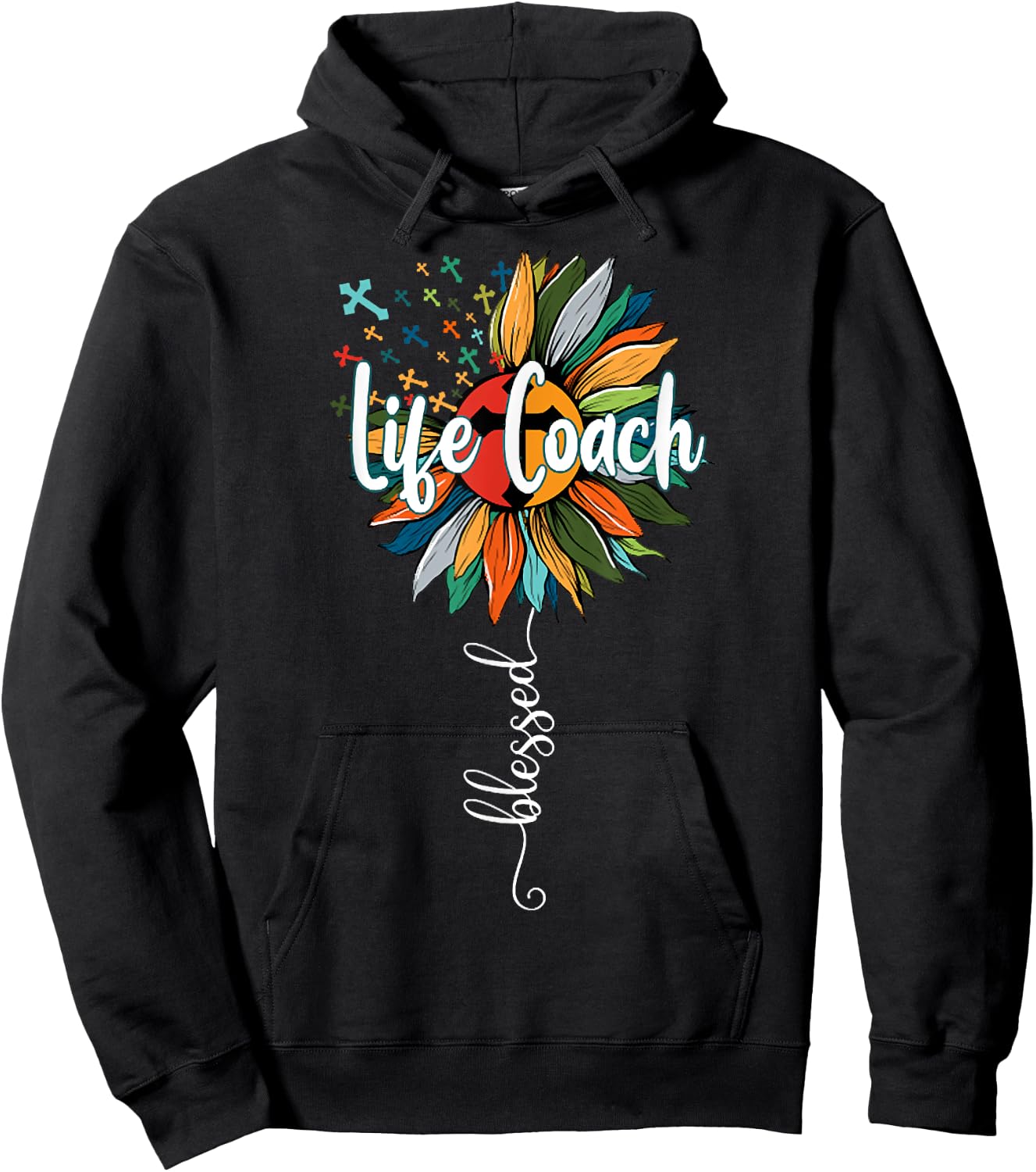 Life Coach Mentor Life Coaching Girls Funny Hoodie - Hoodie | Black