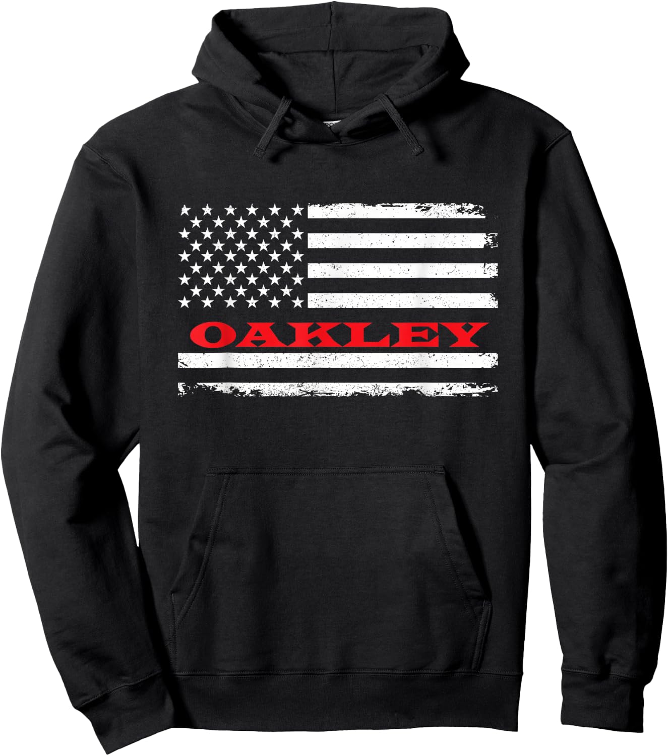 Idaho American Flag Oakley USA Patriotic Souvenir Hoodie - Hoodie | Black