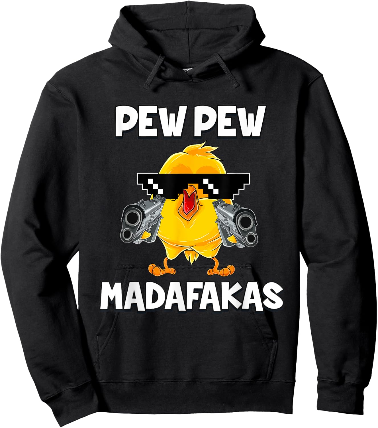 Pew Pew Madafakas Chicken Hoodie - Hoodie | Black