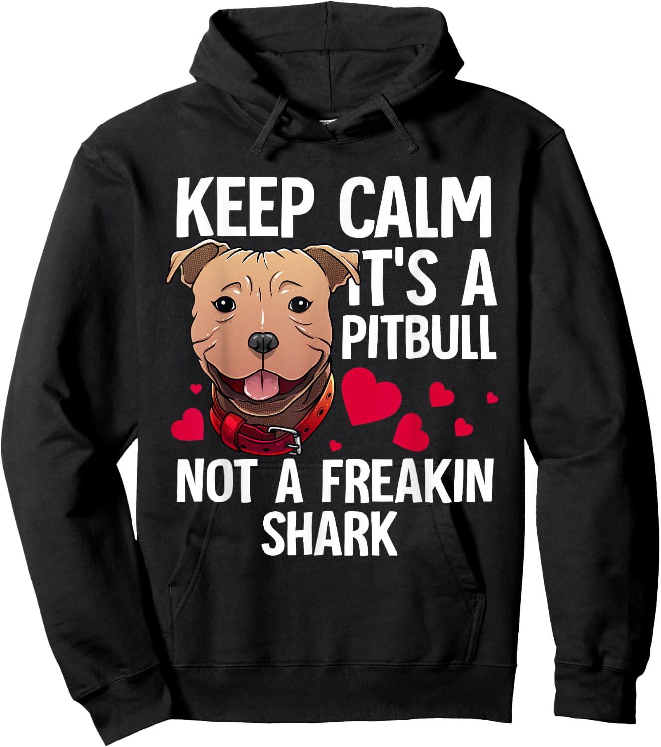 Funny Pitbull Gift Women Dog Lover Pet Owner Joke Hoodie - Hoodie | Black
