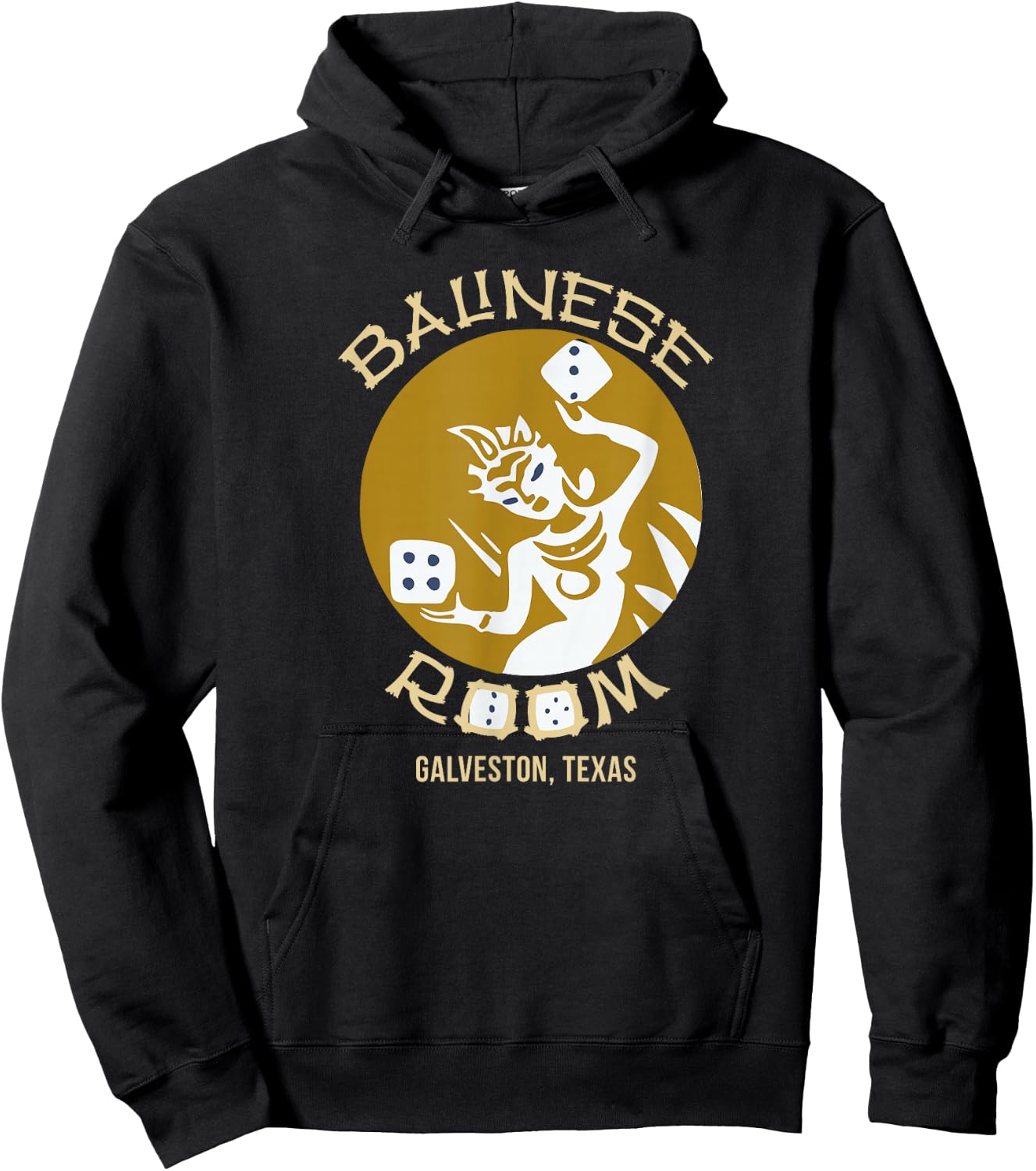 Balinese Room Tiki Bar Cocktail Lounge Hoodie - Hoodie | Black