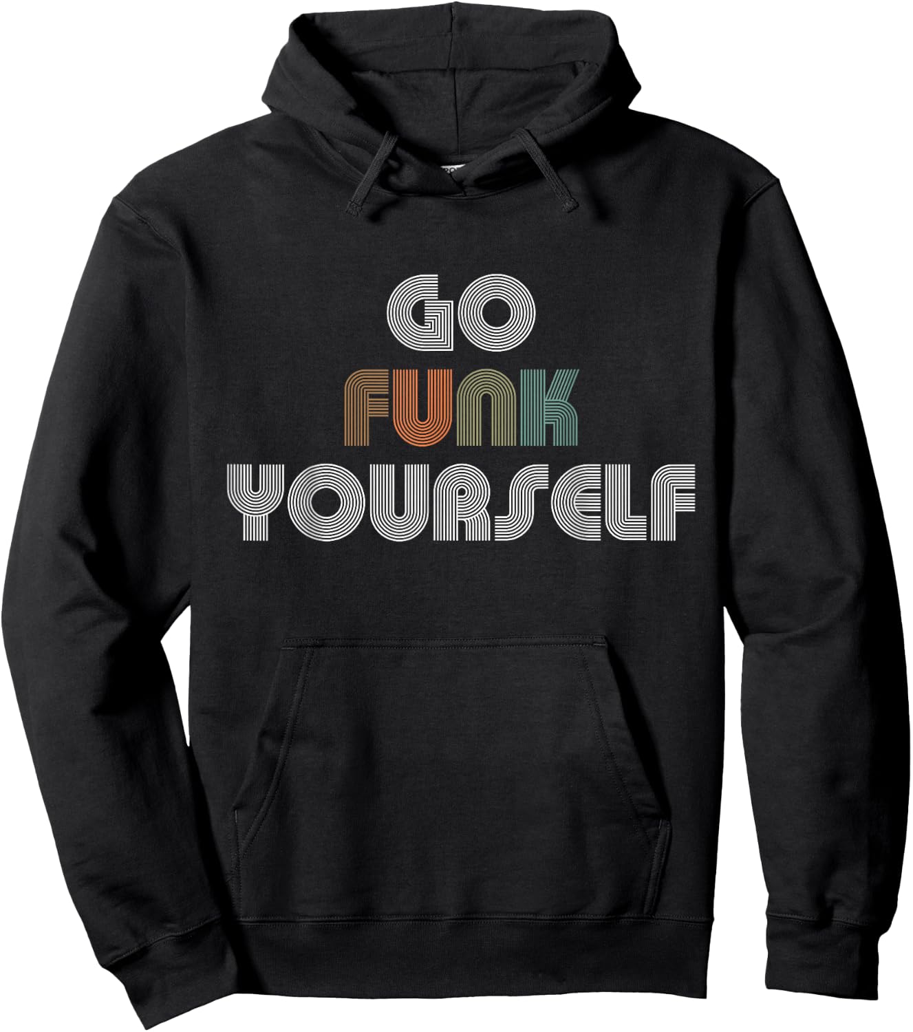 Got Funk Yourself Music Design With Retro Vintage 70s Hoodie - Hoodie | Black