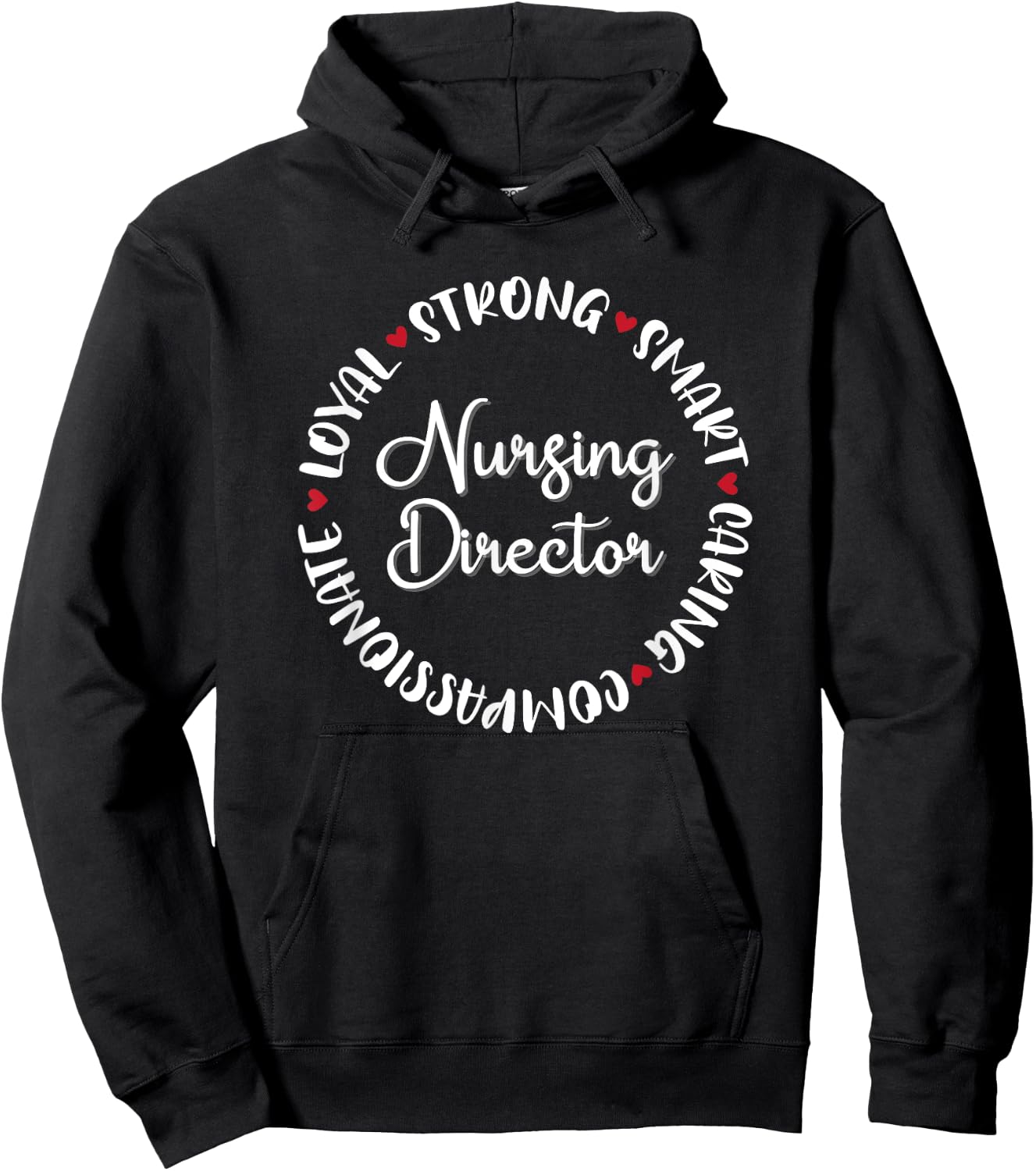 Nursing Director Gifts Nurses Graduation Medical Love Hoodie - Hoodie | Black