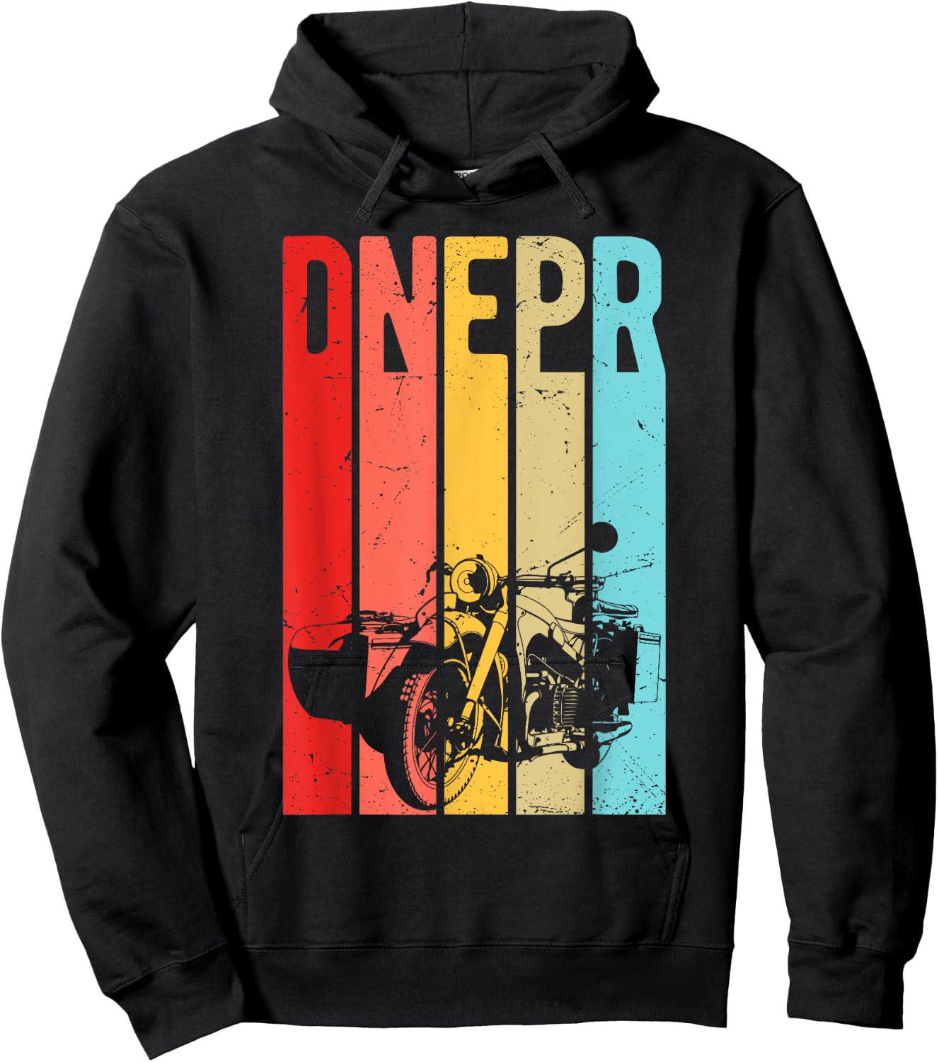 Dnepr Motorcycle Offroad Motorcycle Rider Hoodie - Hoodie | Black