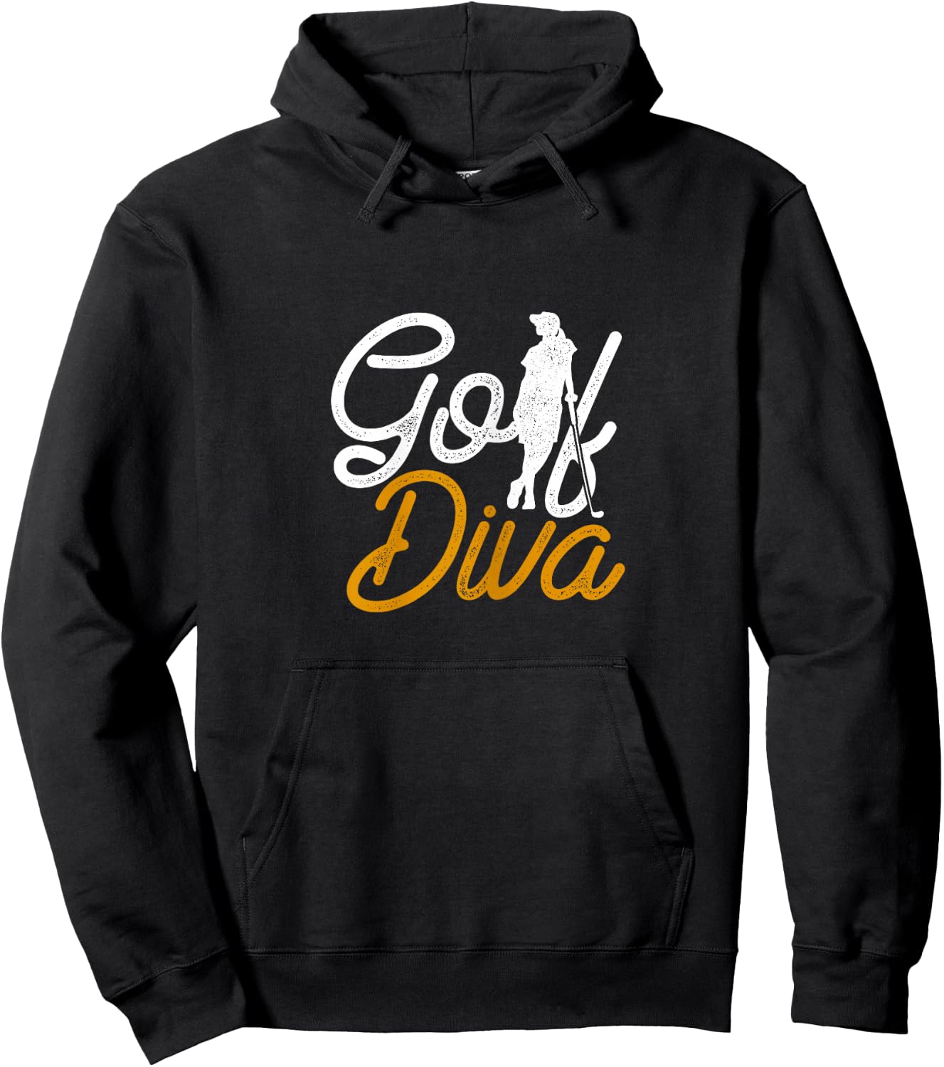 Golf Diva Girl Golfer Hoodie - Hoodie | Black