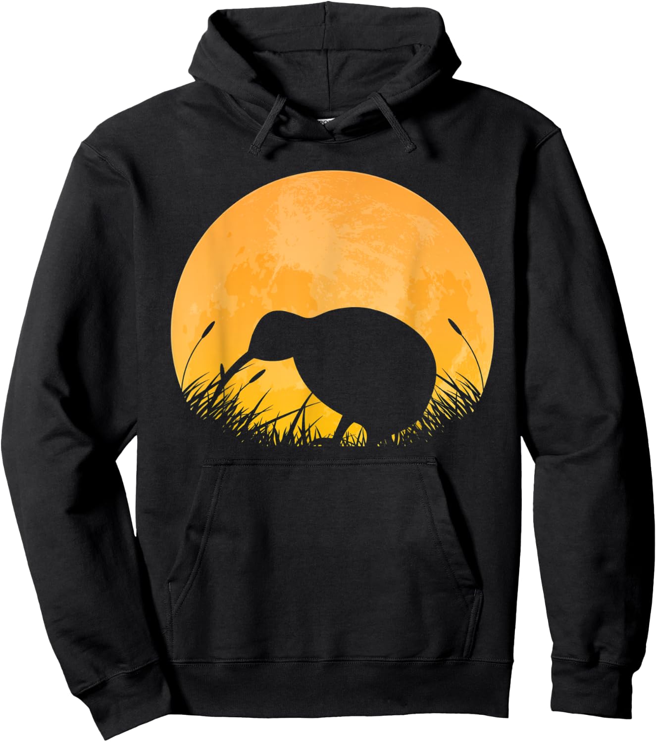 Kiwi Easy Halloween Outfit Bird Animal Moon Costume Gift Hoodie - Hoodie | Black