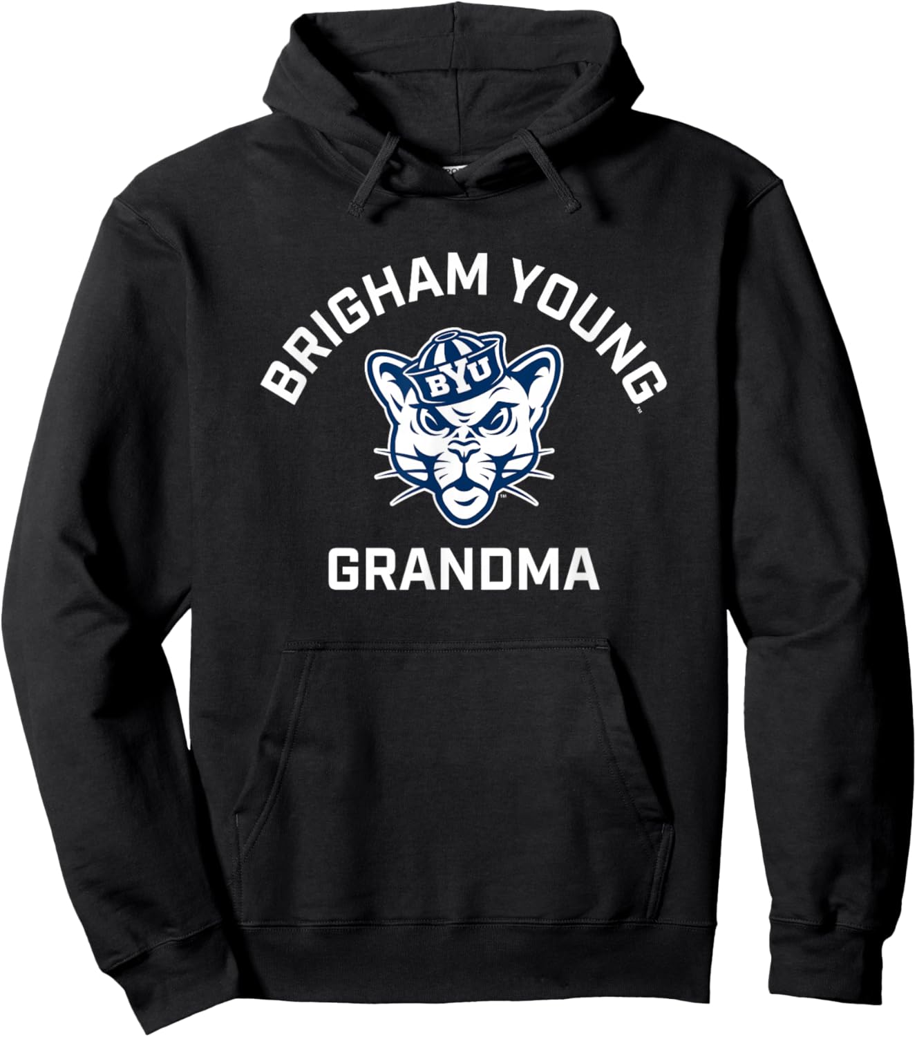 BYU Cougars Arched Grandma Hoodie - Hoodie | Black