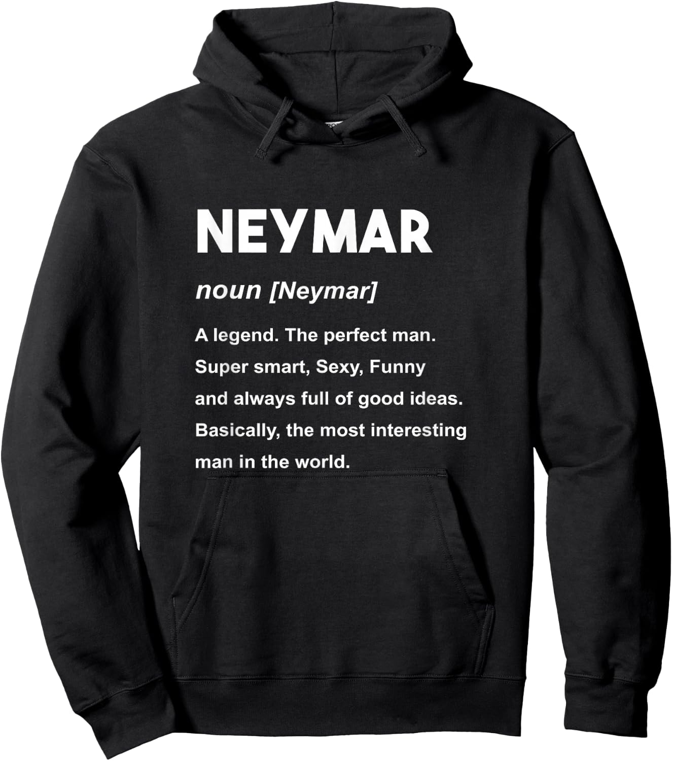 Neymar Name Shirt | Neymar Hoodie - Hoodie | Black