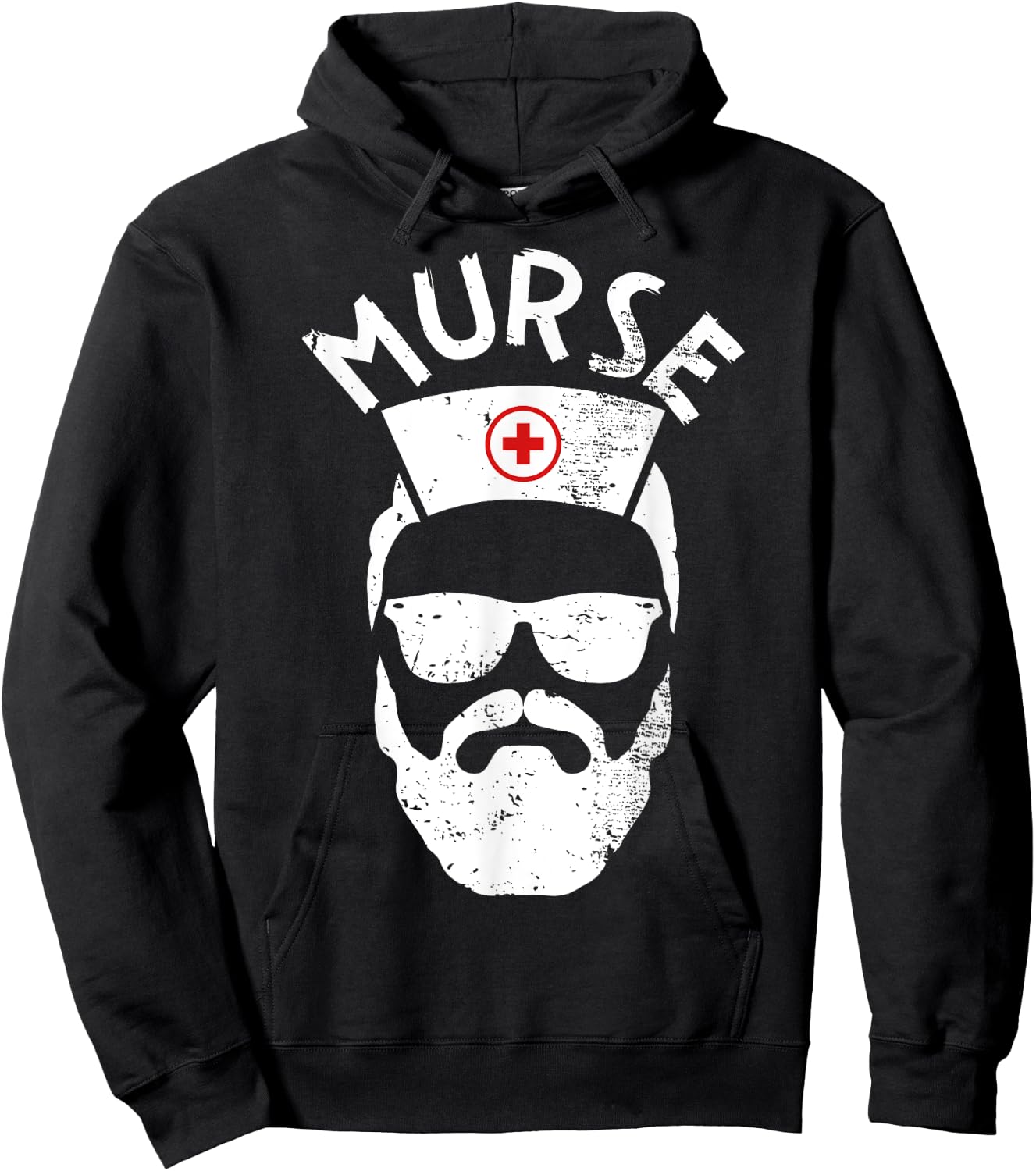Murse Nurse Man Funny design Gift Male Nurse Hoodie - Hoodie | Black