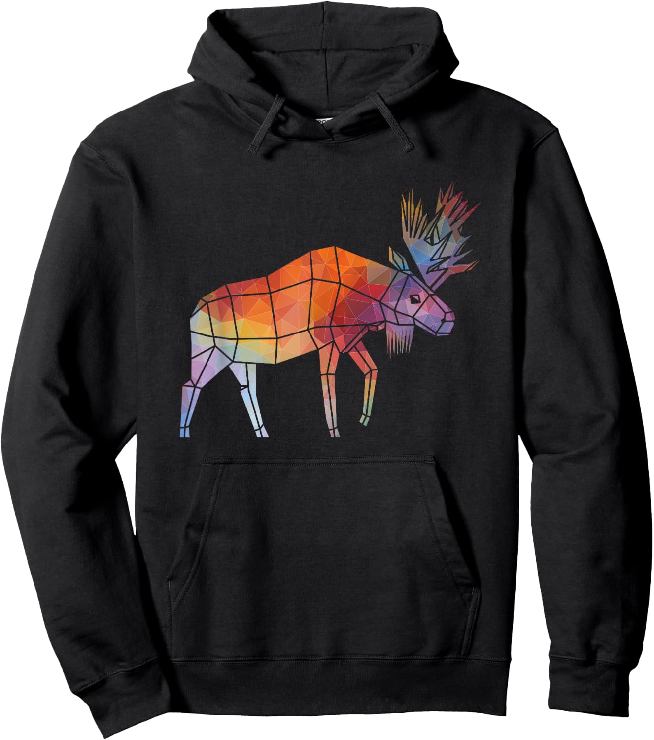 Animal World Moose Lover Wildlife Cute Gift Hoodie - Hoodie | Black