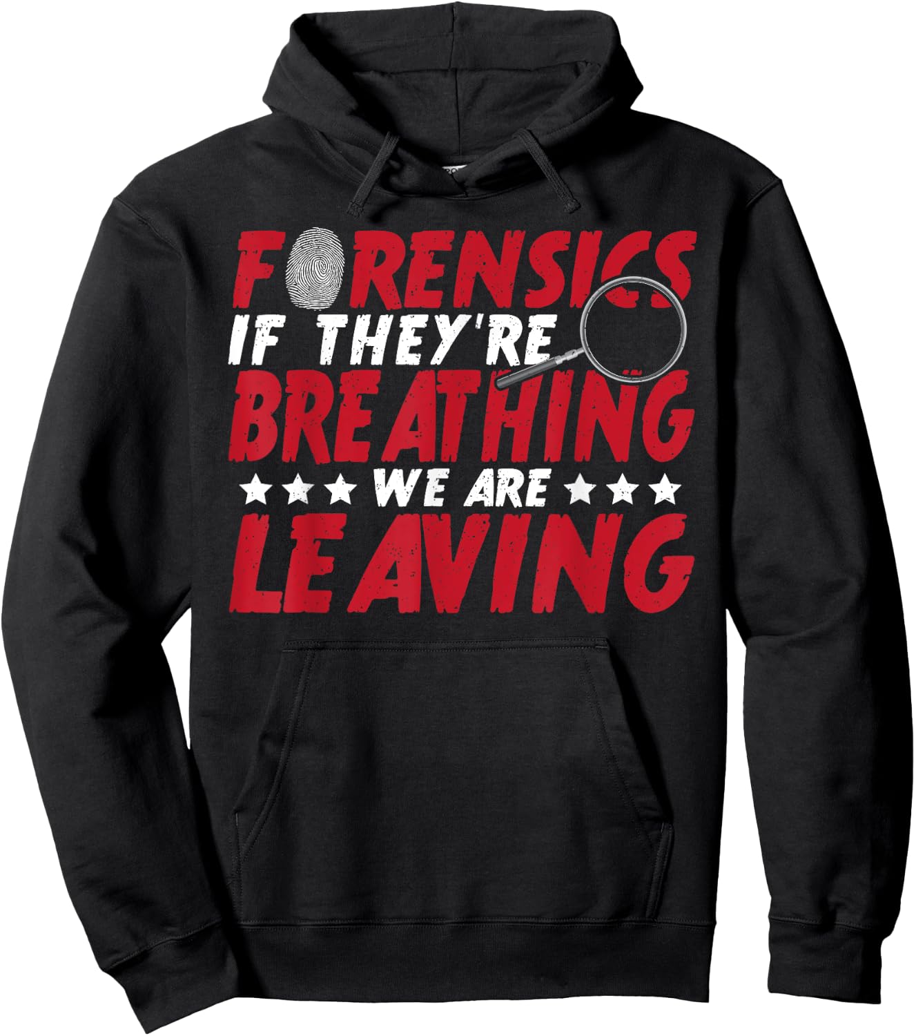 CSI Police Forensic Investigation Crime Scene Investigation Hoodie - Hoodie | Black