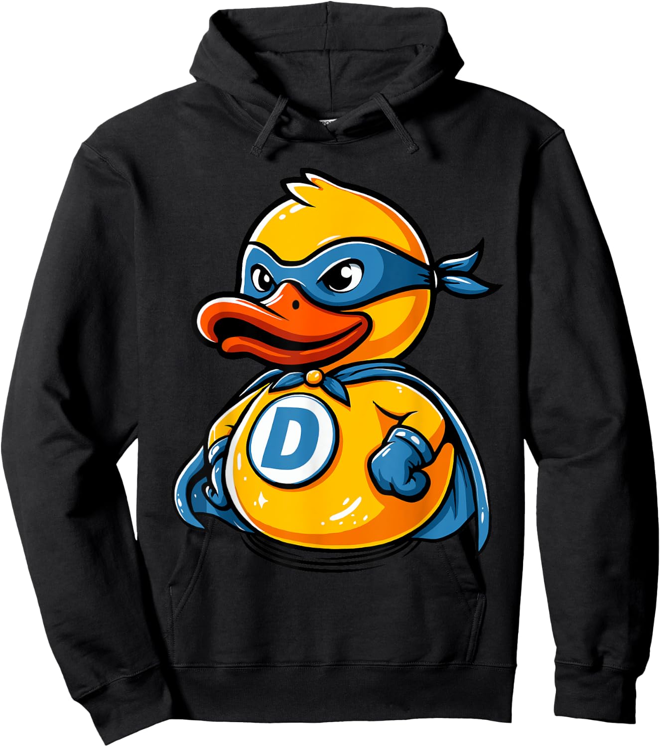 Superhero Duck Hoodie - Hoodie | Black