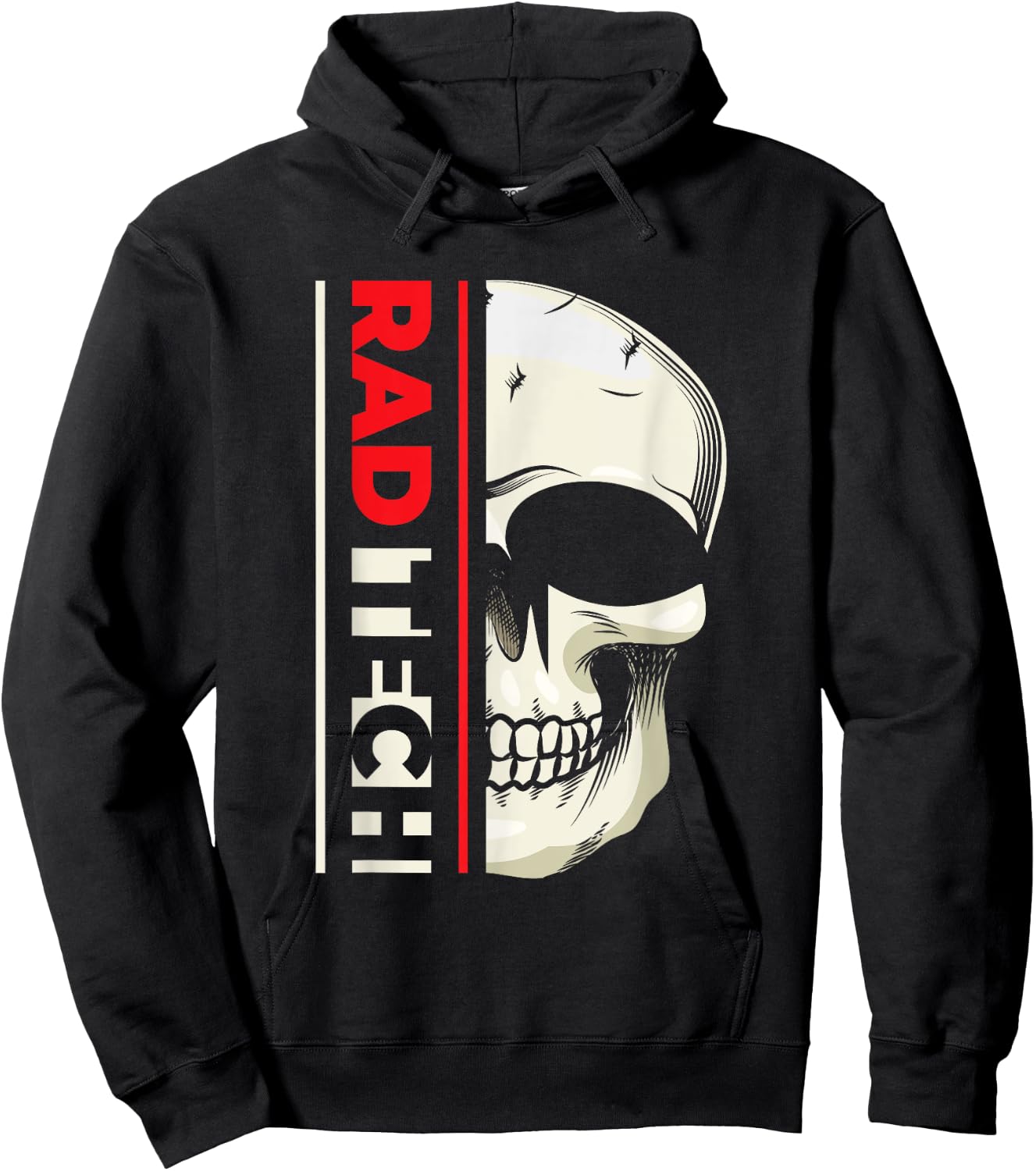 Rad Tech | Skeleton Radiology | Radiologist Hoodie - Hoodie | Black