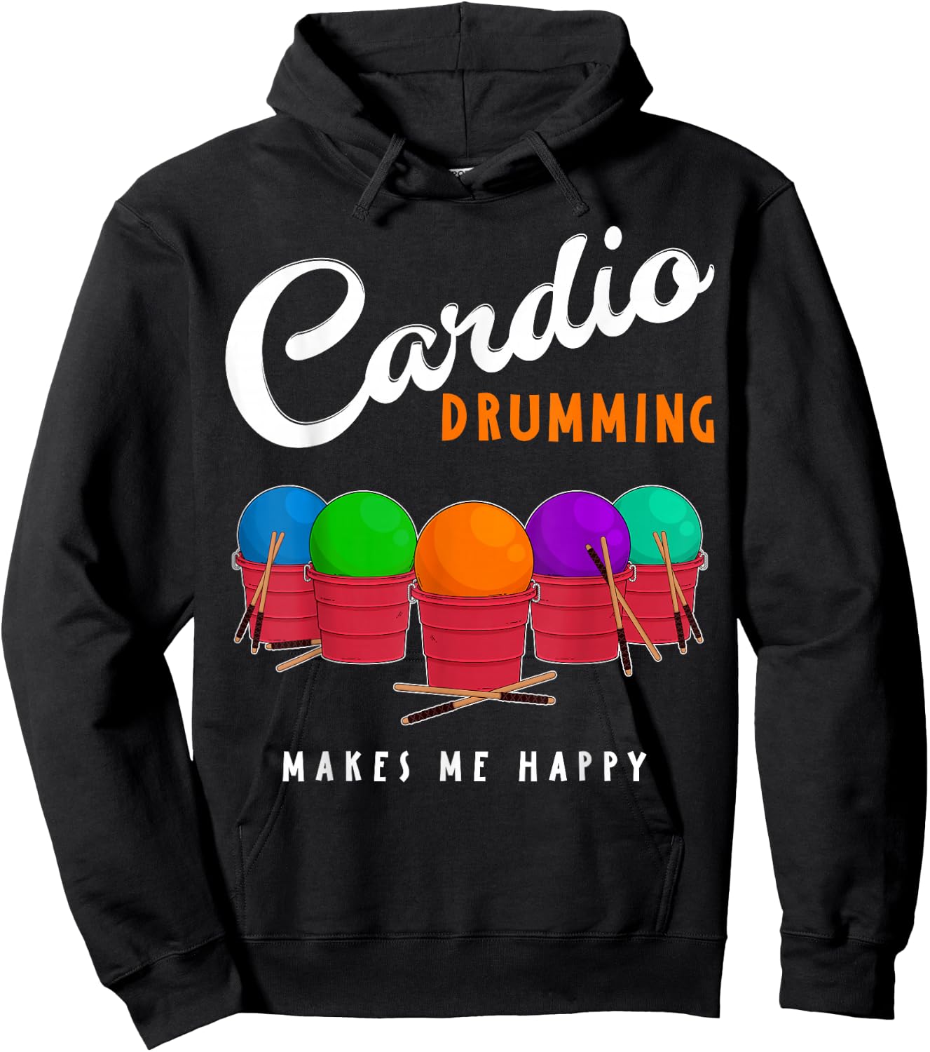 Cardio Drumming Squad Group Hoodie - Hoodie | Black