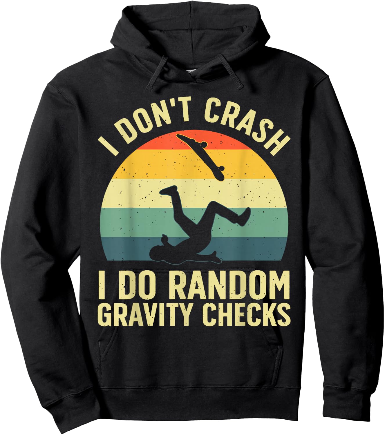 Best Skateboarding Design Women Kids Skateboarder Hoodie - Hoodie | Black