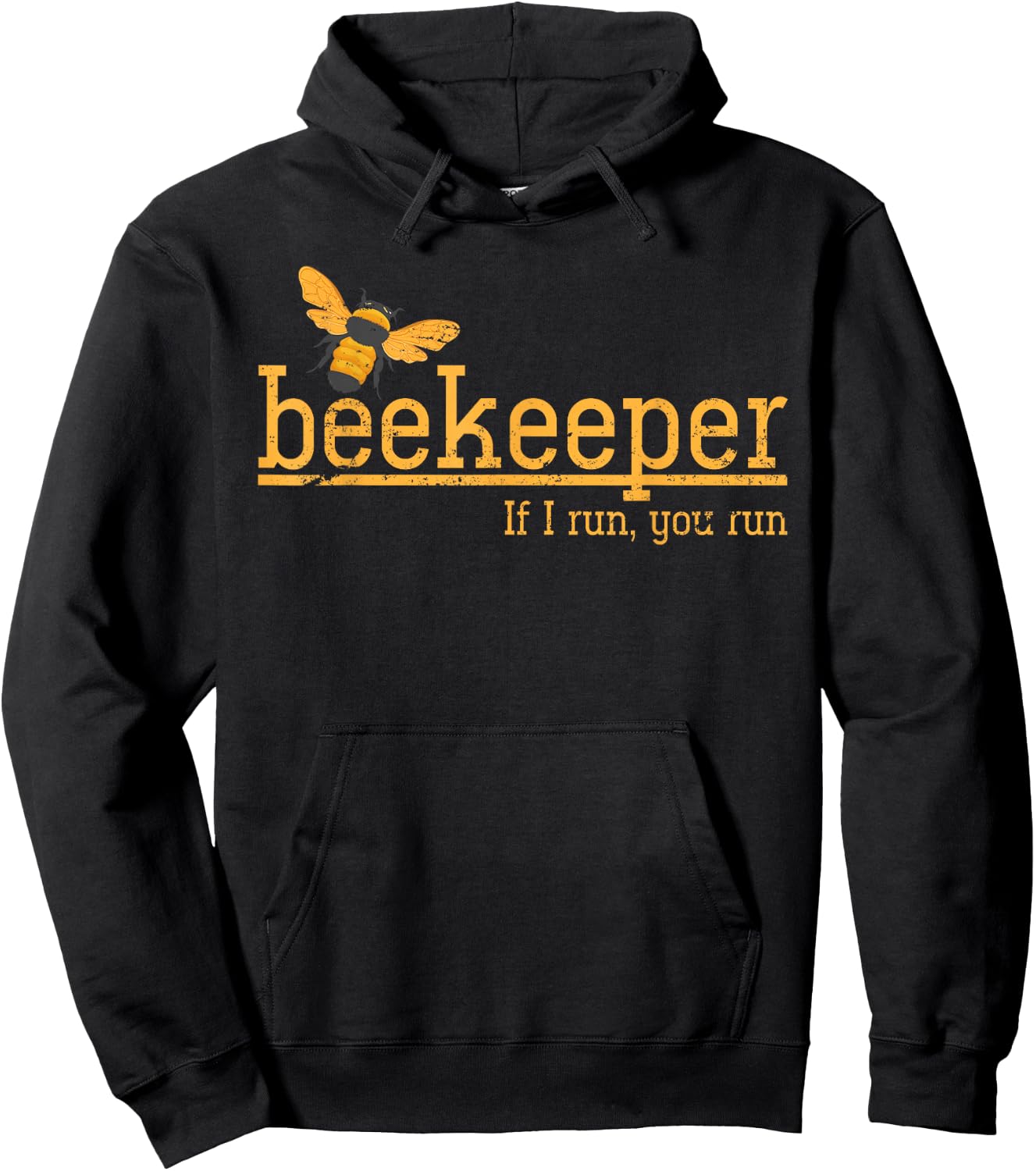 Funny Bee Hive Honey Lover Gift Beekeeper Hoodie - Hoodie | Black