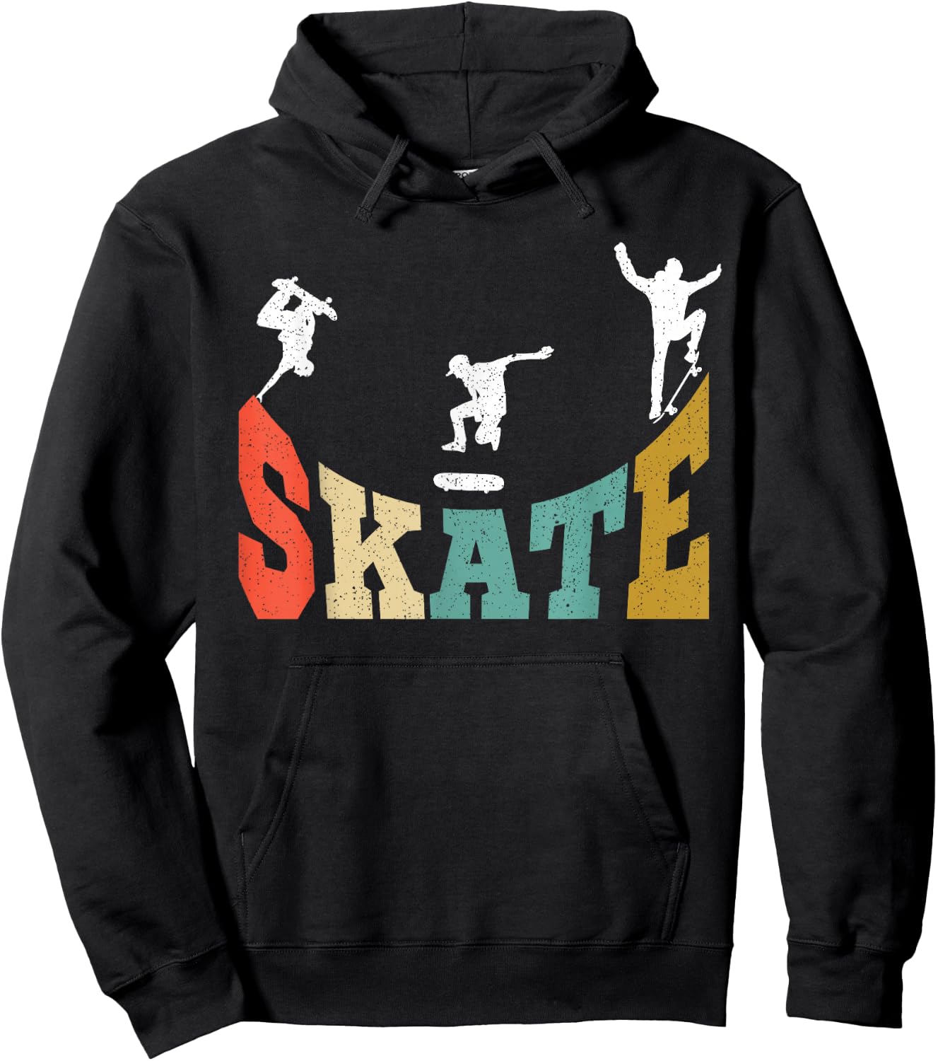 Skater Skateboard Stunt Skater Gift Boys Children Hoodie - Hoodie | Black