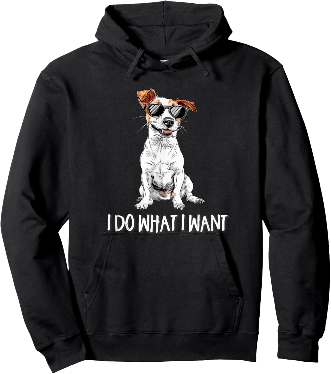 Kids JRT Dog Lover Do What I Want Jack Russell Hoodie - Hoodie | Black