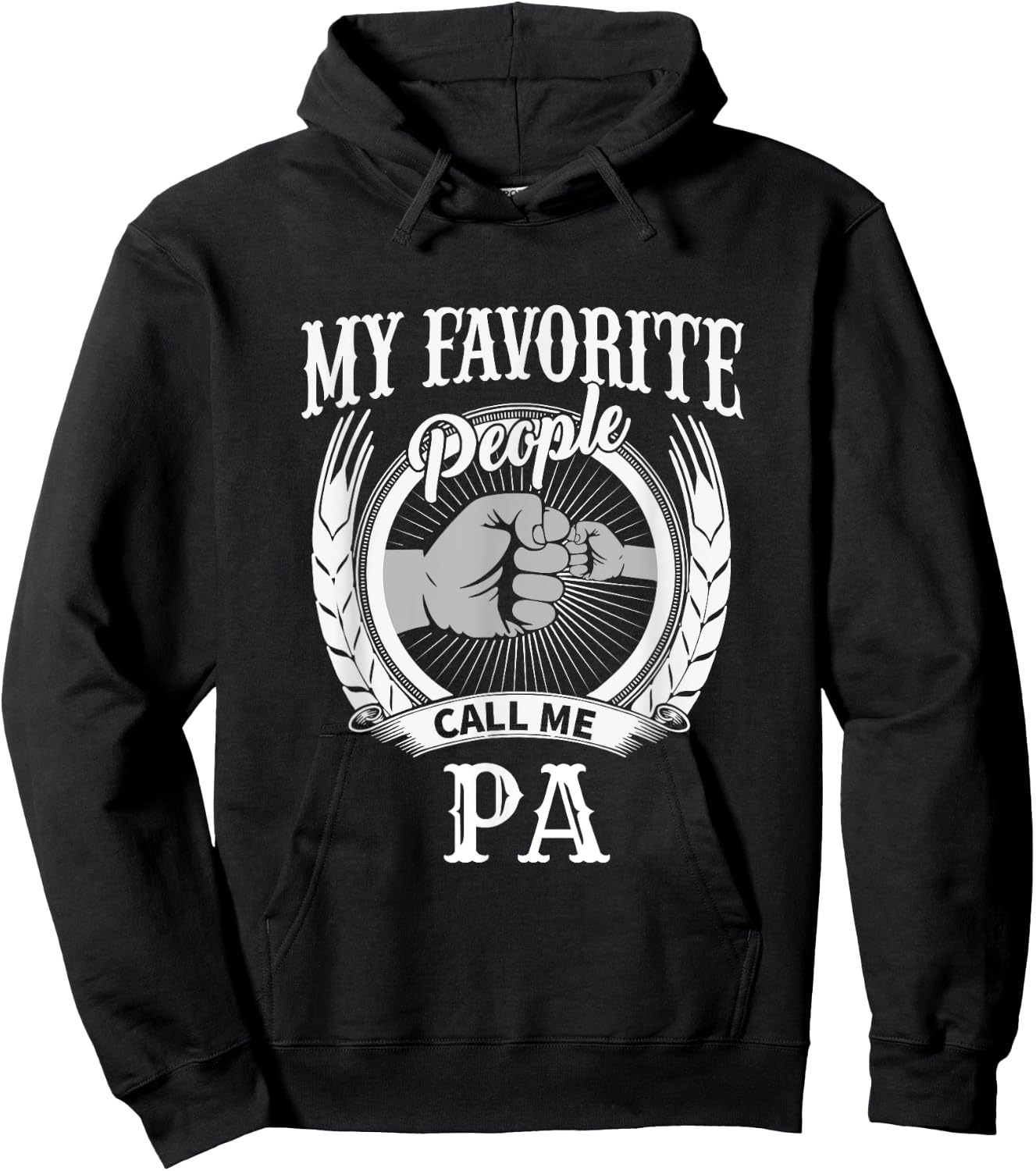 My Favorite People Call Me Pa Grandpa Hoodie - Hoodie | Black