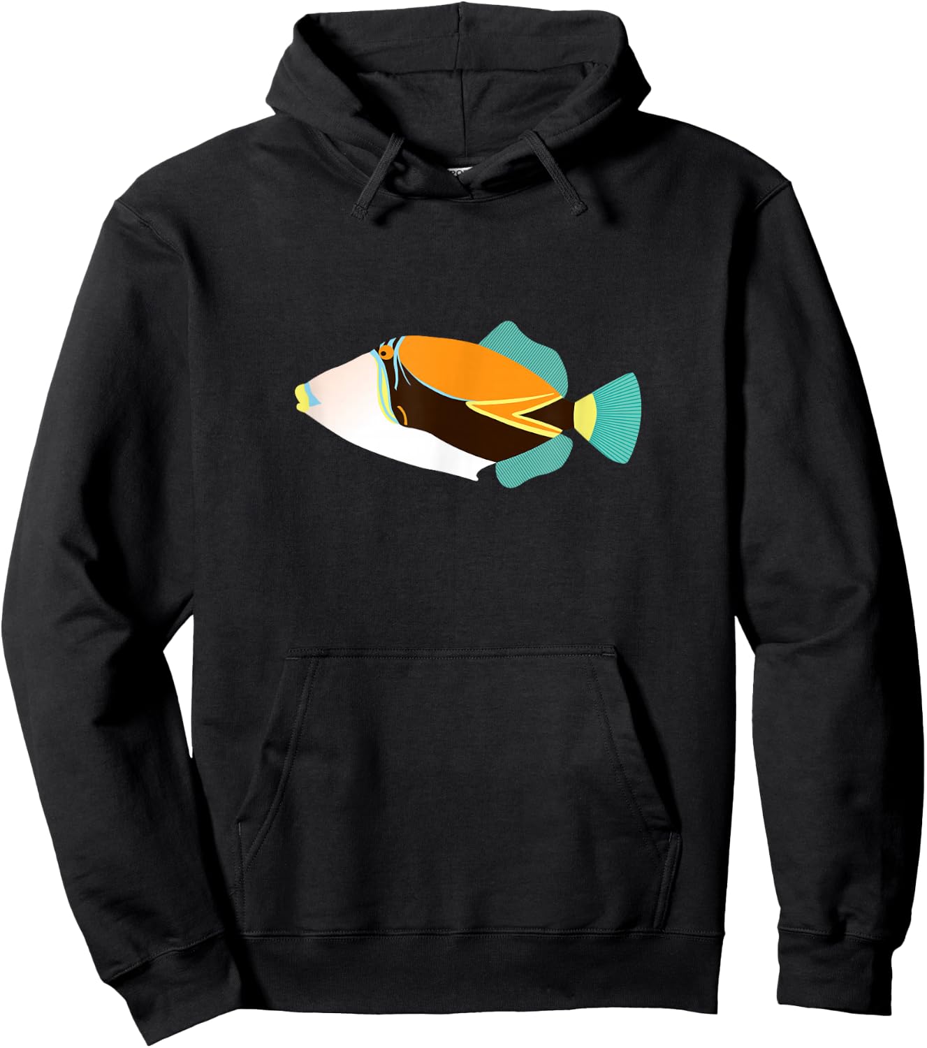 Humuhumunukunukuapu'a Hawaii State Fish Hoodie - Hoodie | Black