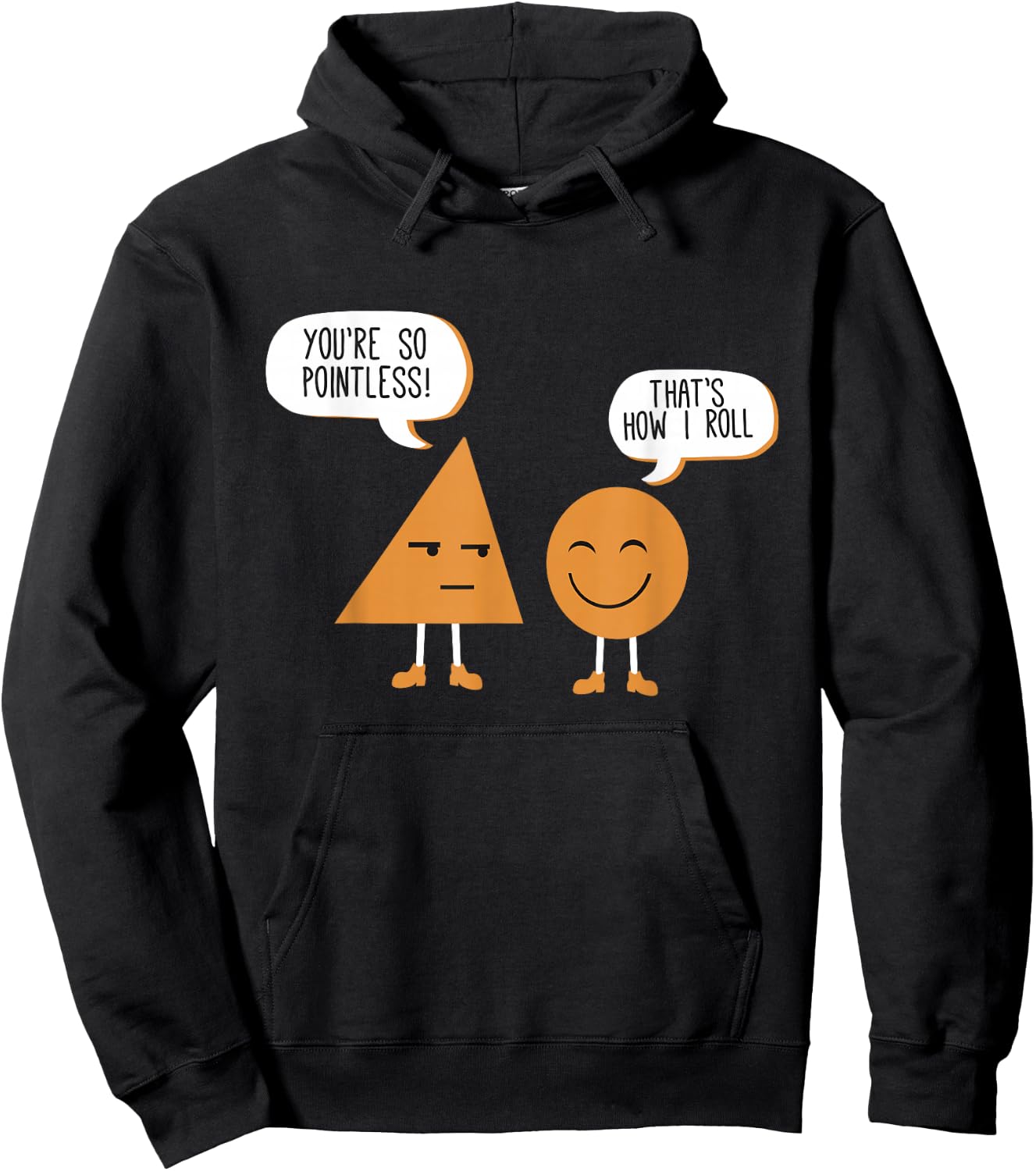Math Graphic Funny Figures And Shapes You're So Pointless Hoodie - Hoodie | Black