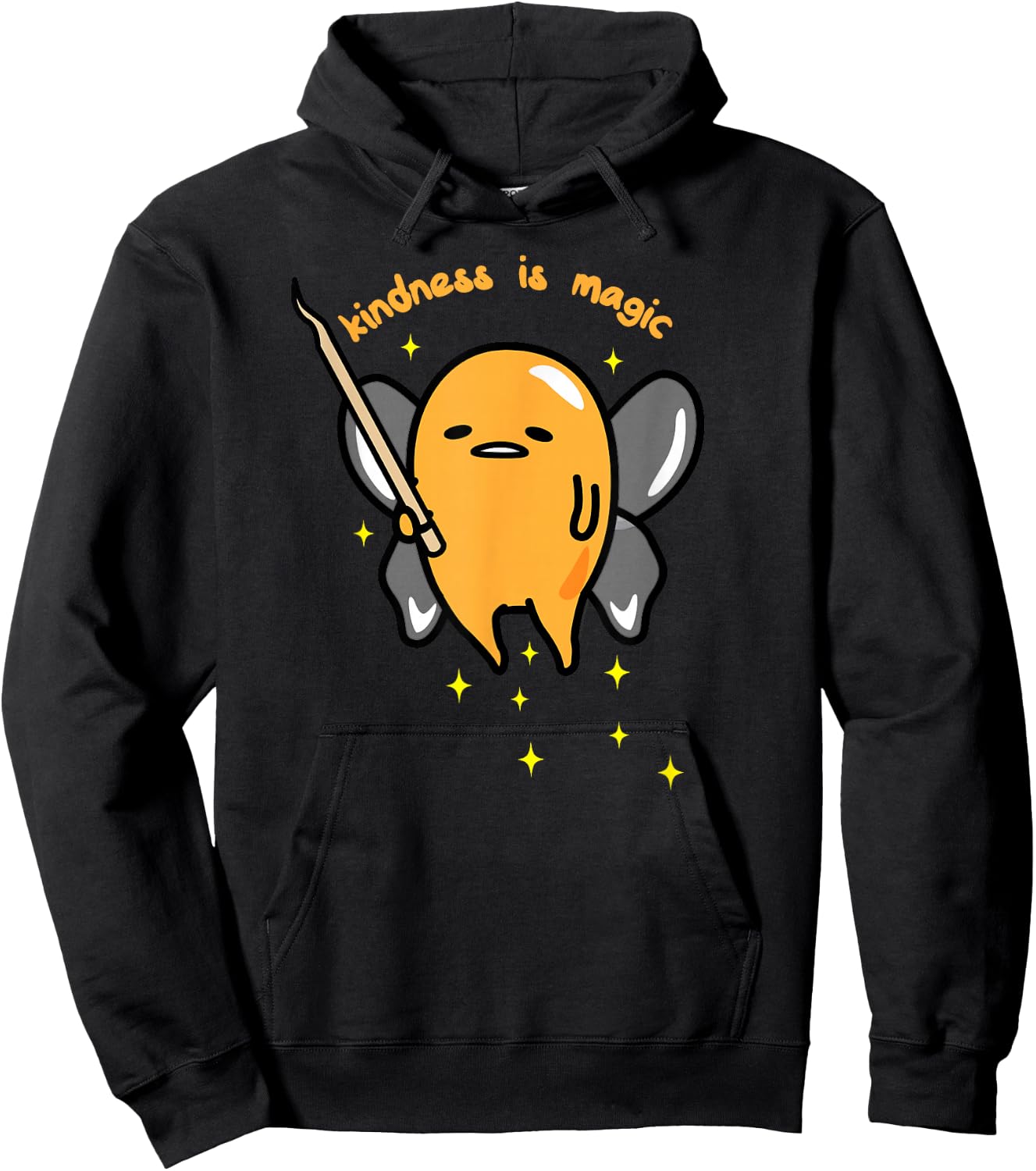 Gudetama Fairy Kindness is Magic Hoodie - Hoodie | Black