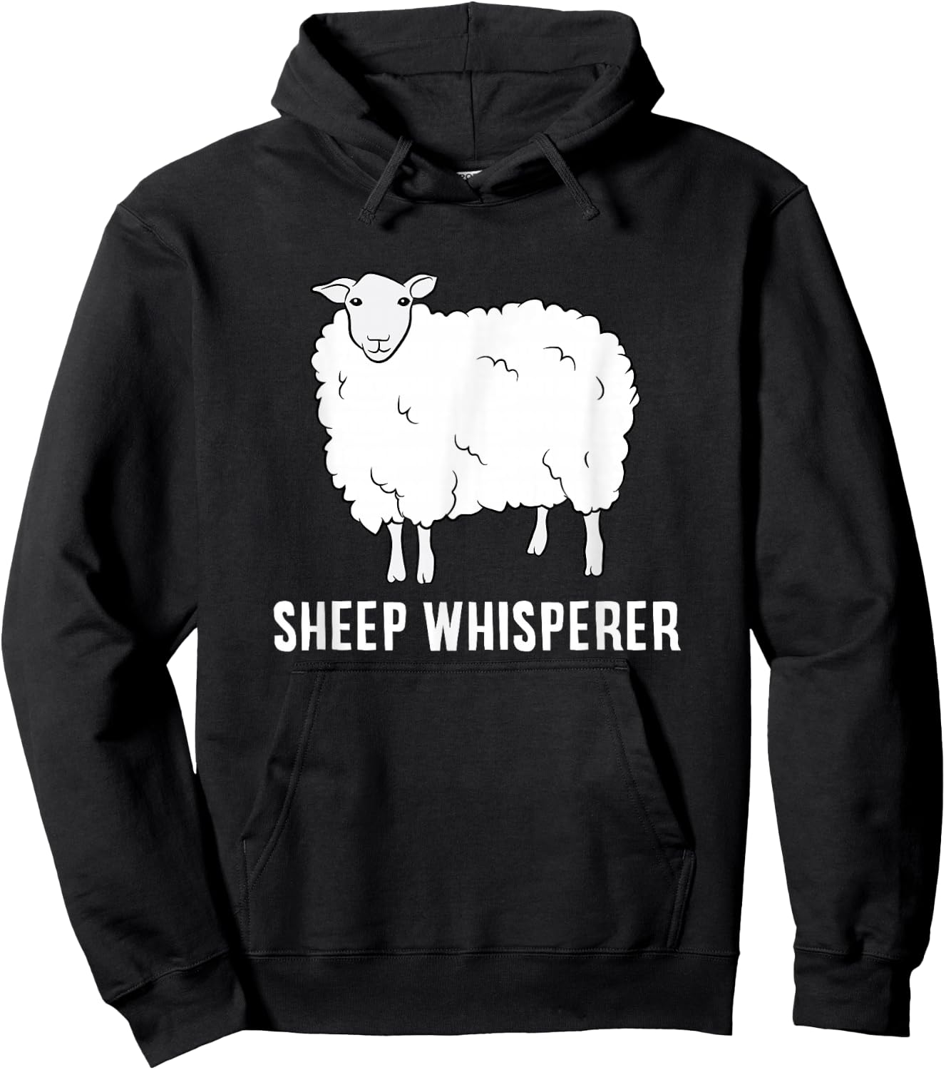 Cute Sheep Whisperer Farmer Sheep Farmer Love Sheep Hoodie - Hoodie | Black