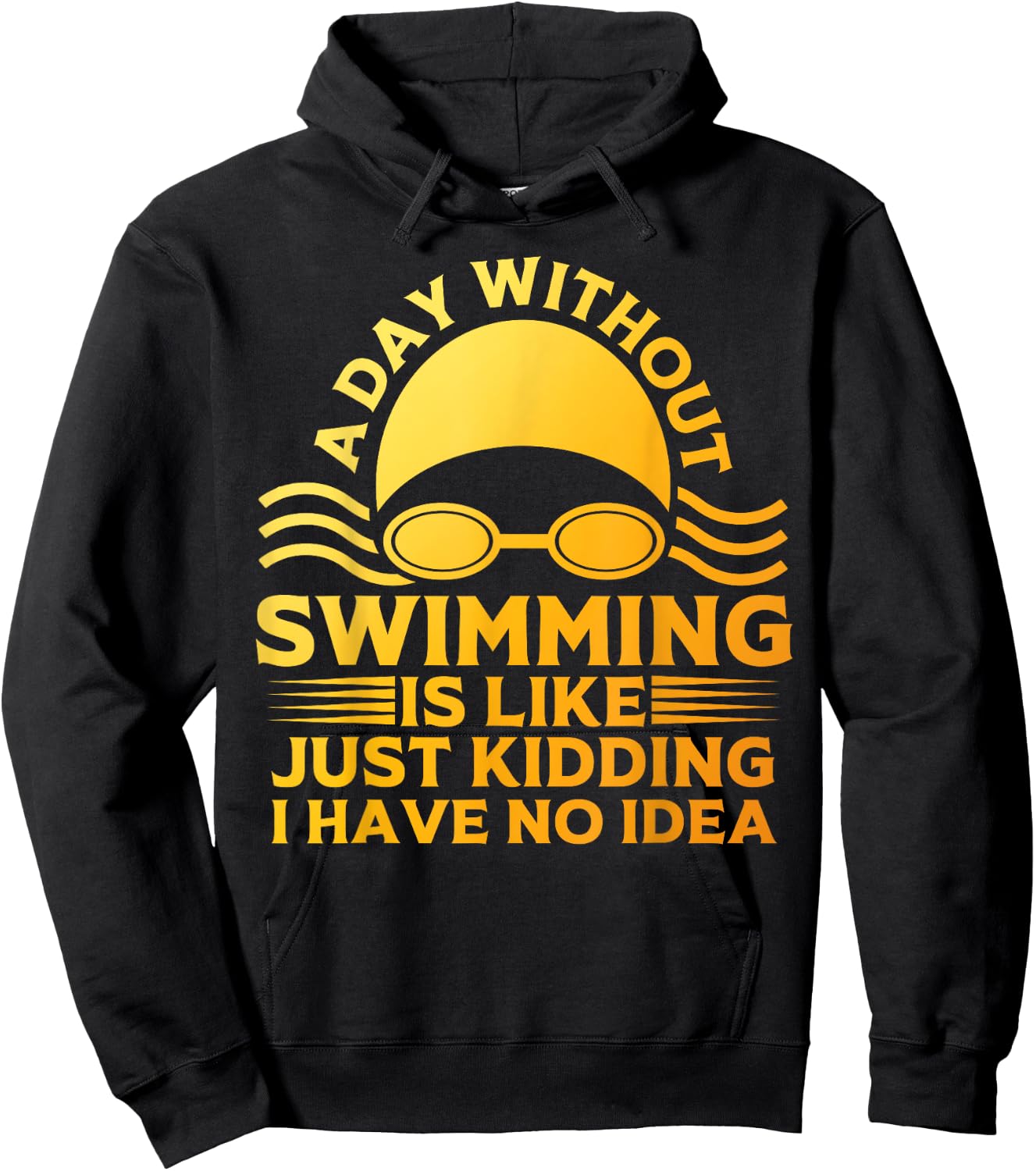 Funny Swimming Art Women Swim Team Coach Swimmer Hoodie - Hoodie | Black