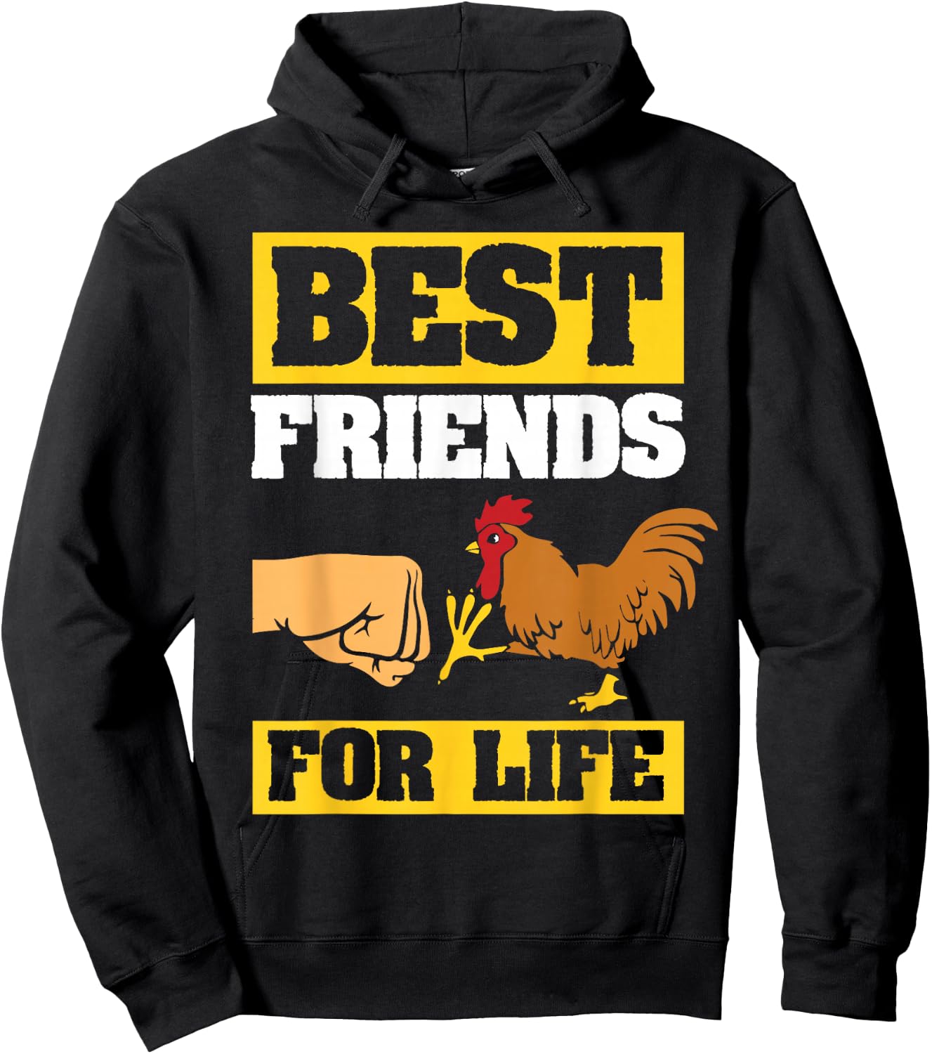 Best Friend Chicken Whisper Hoodie - Hoodie | Black