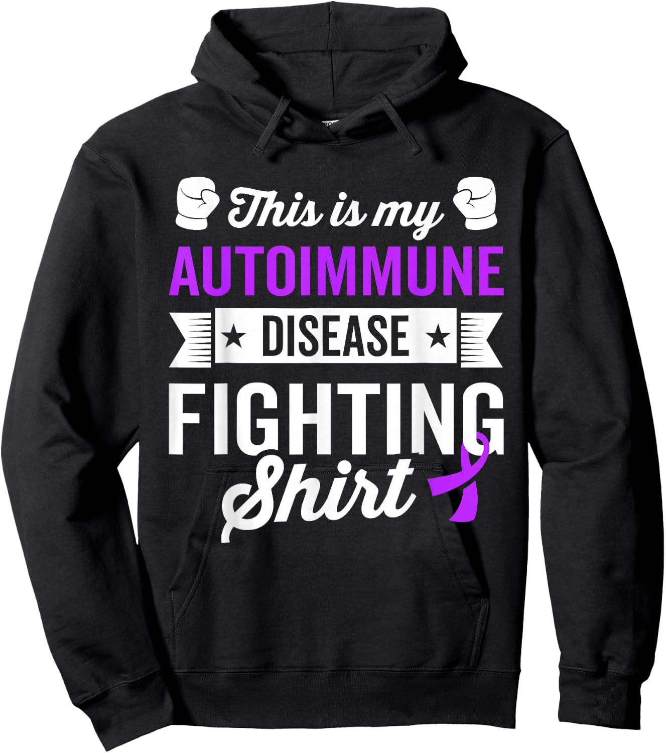 Autoimmune Disease Warrior Survivor Awareness Recovery Gitf Hoodie - Hoodie | Black